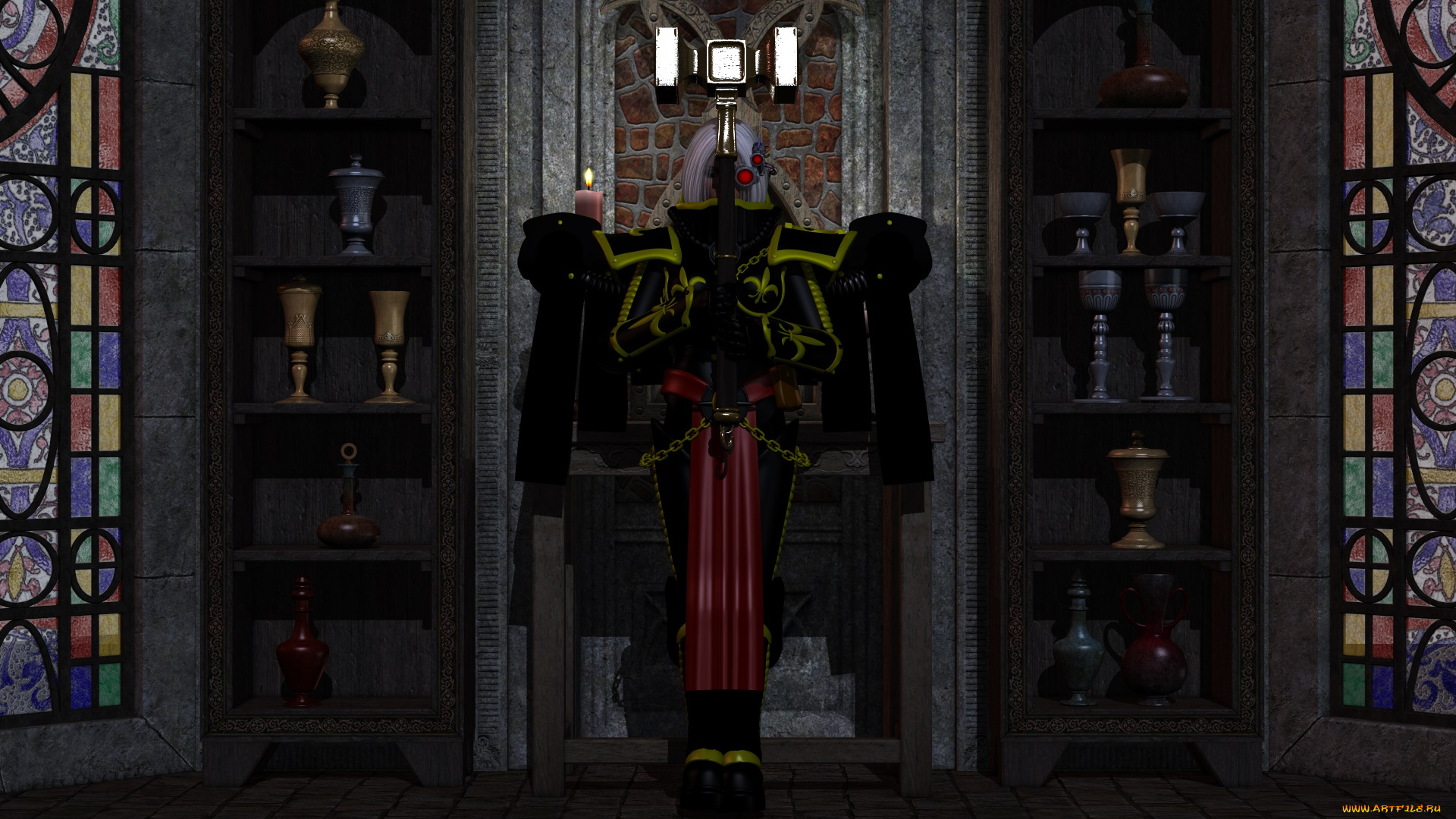 dark, heresy, видео, игры, взгляд, фон, киборг