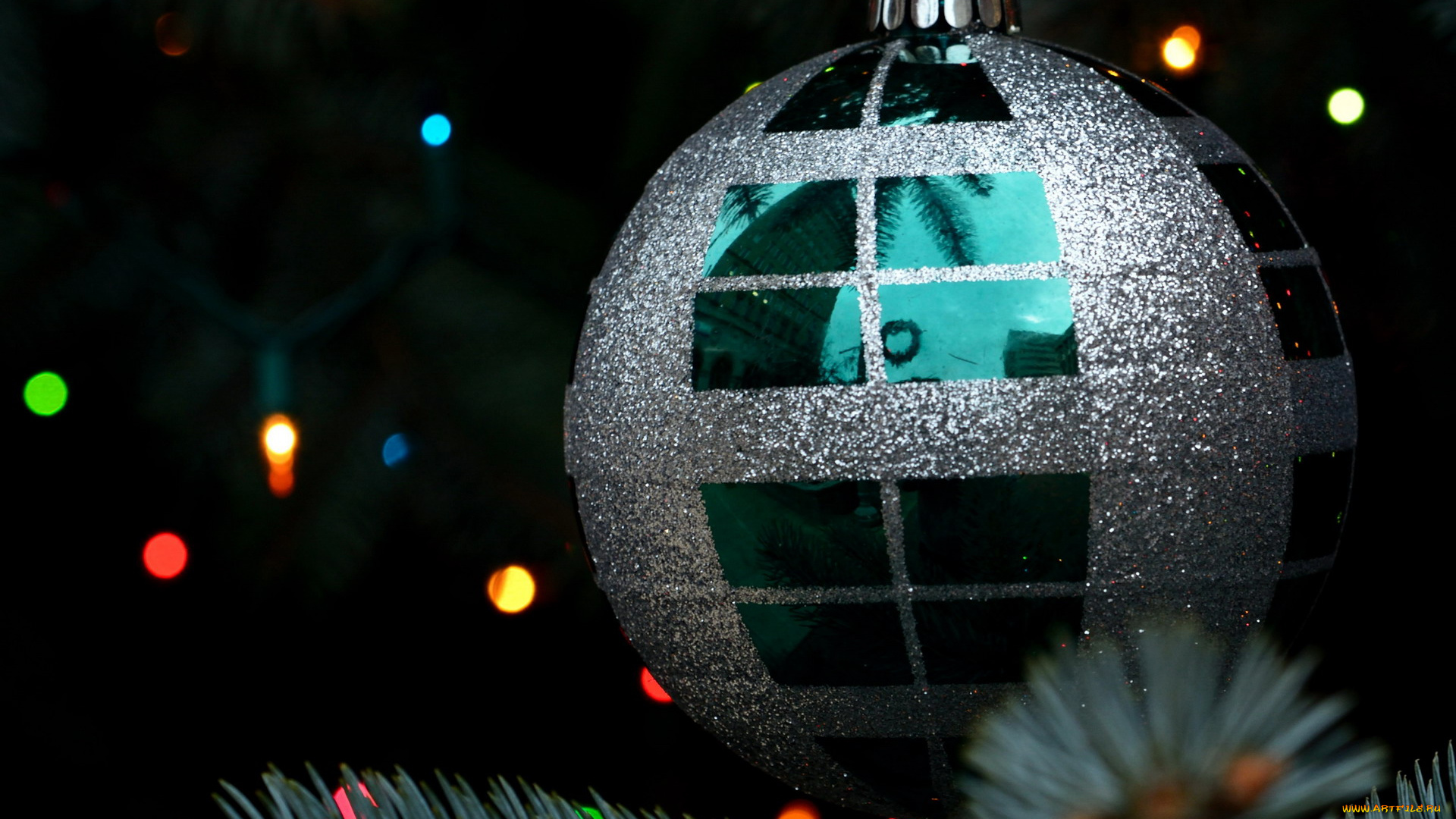 праздничные, шары, двухцветный