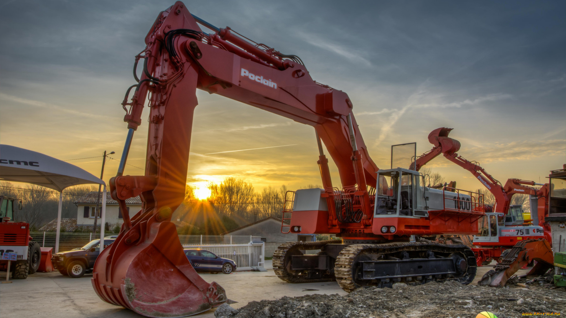 техника, экскаваторы, экскаватор