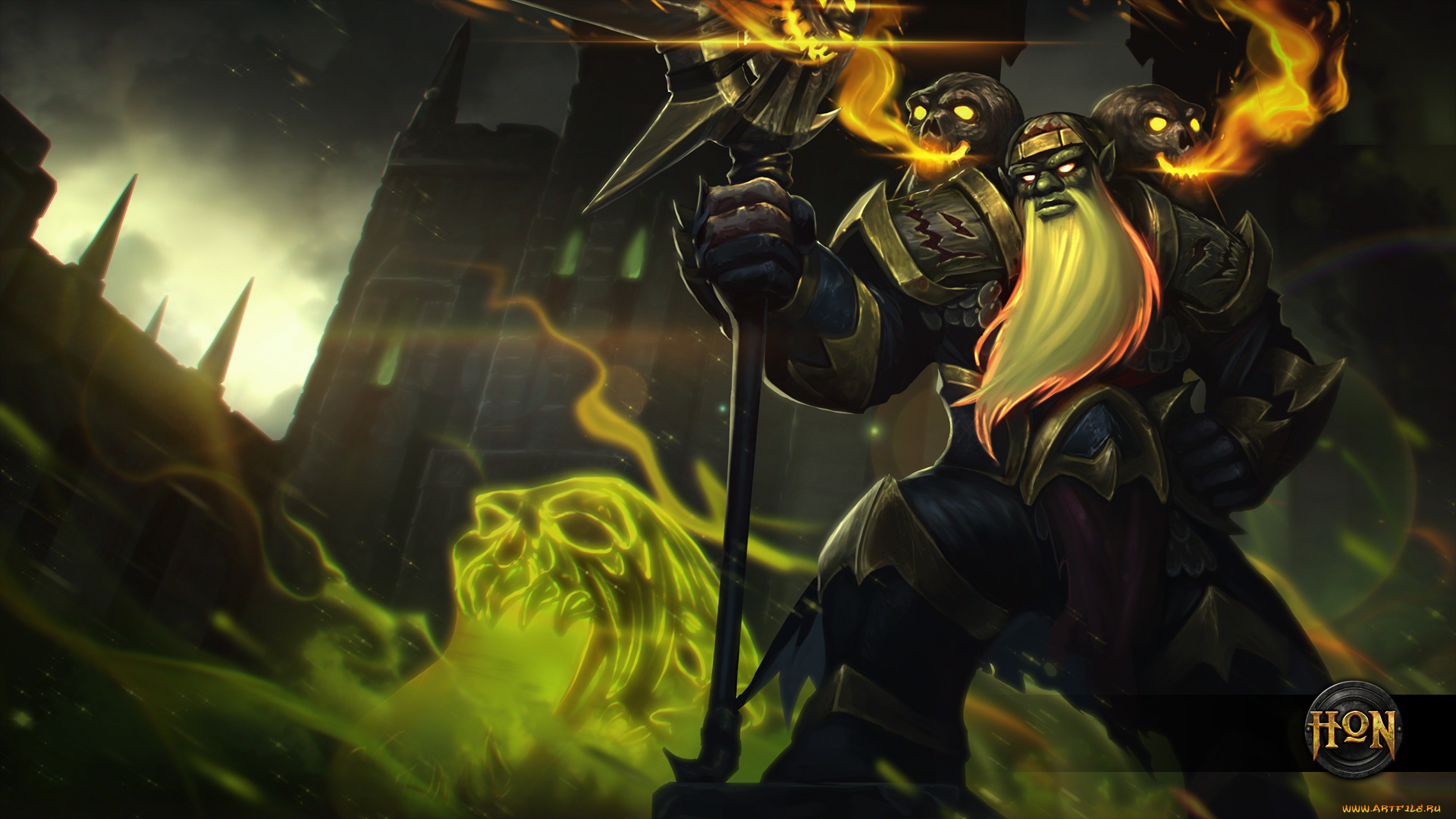 видео, игры, heroes, of, newerth, персонаж