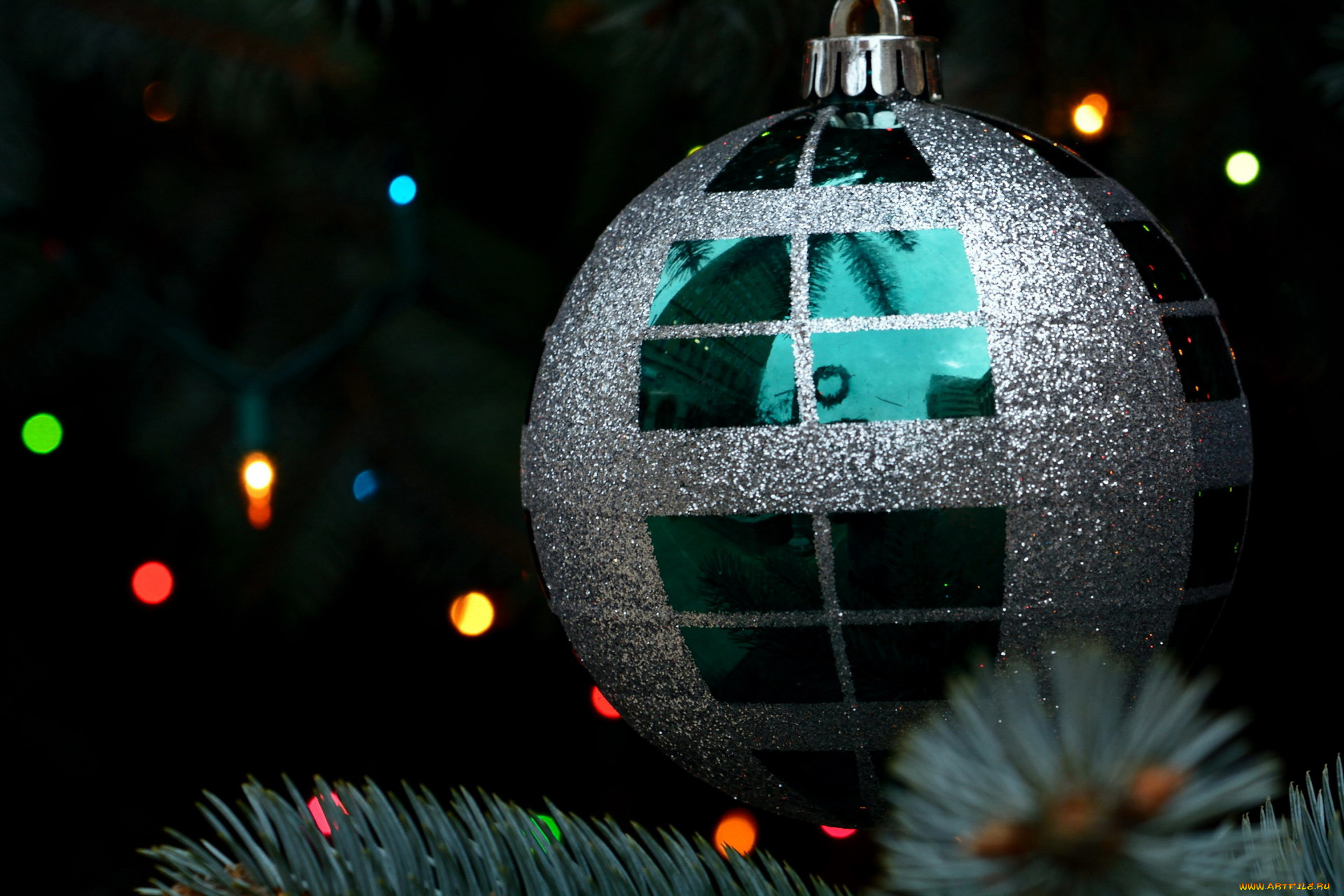 праздничные, шары, двухцветный