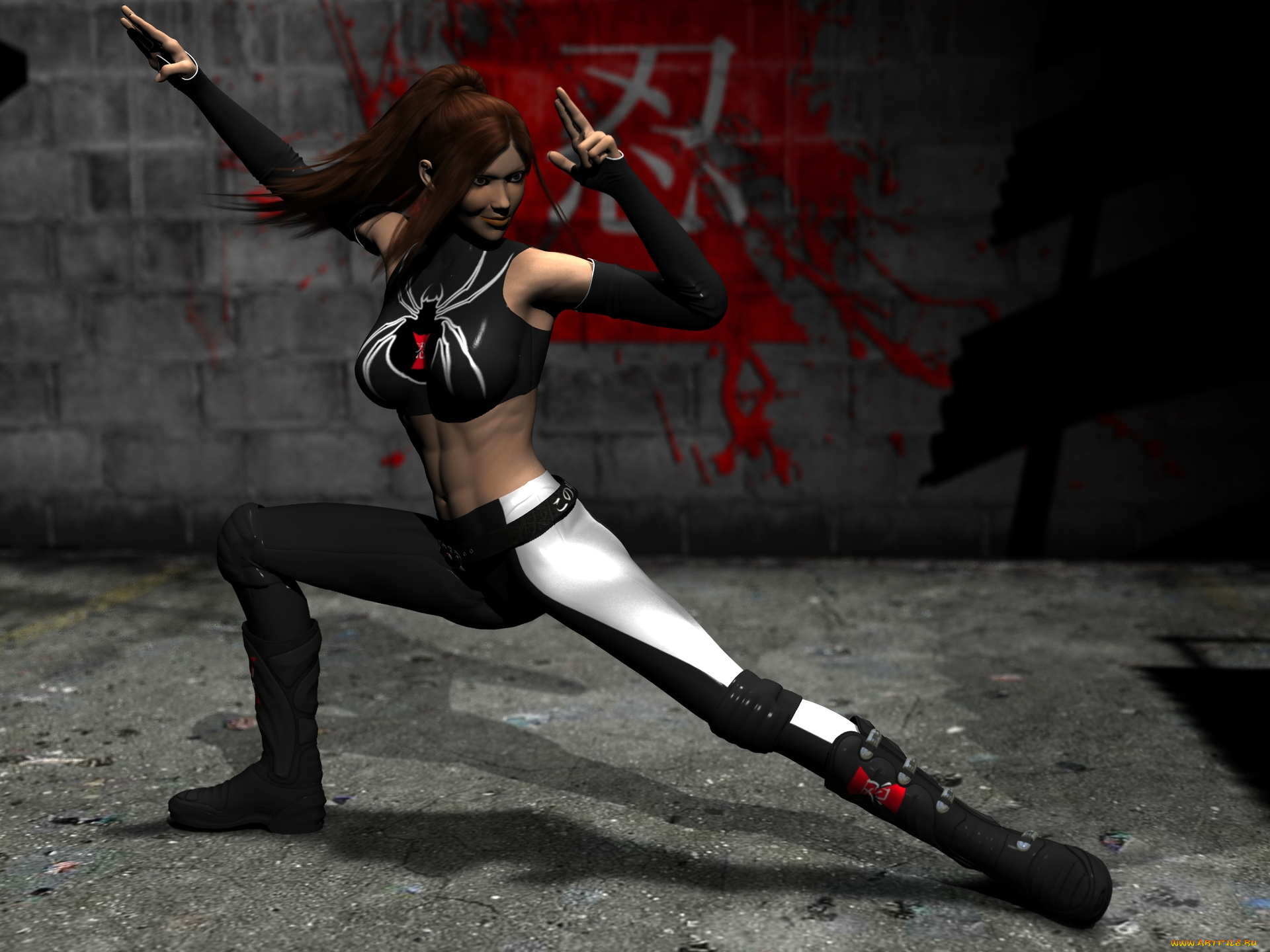 3д, графика, люди, , people, поза, фон, взгляд, девушка