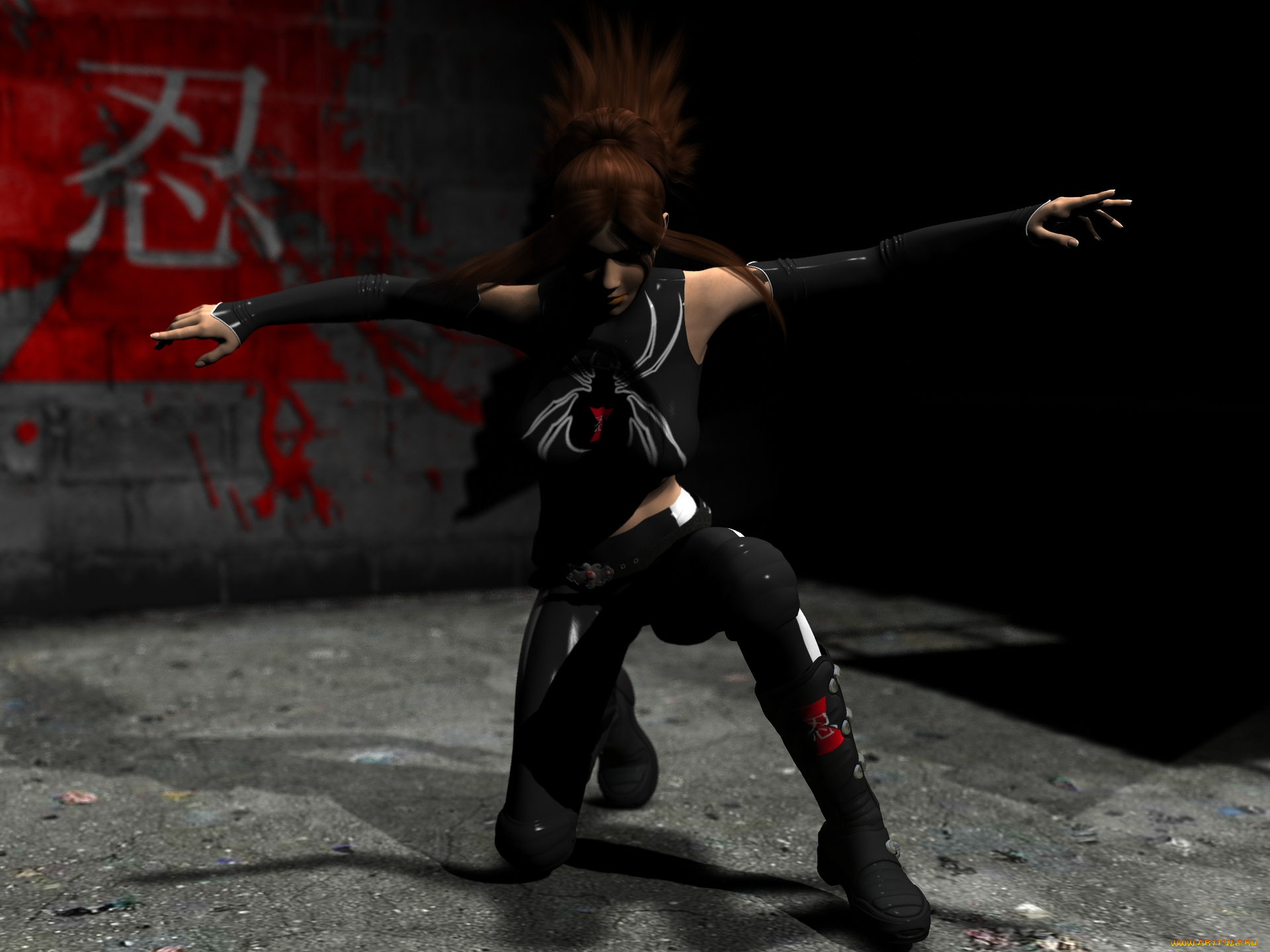 3д, графика, люди, , people, взгляд, девушка, поза, фон