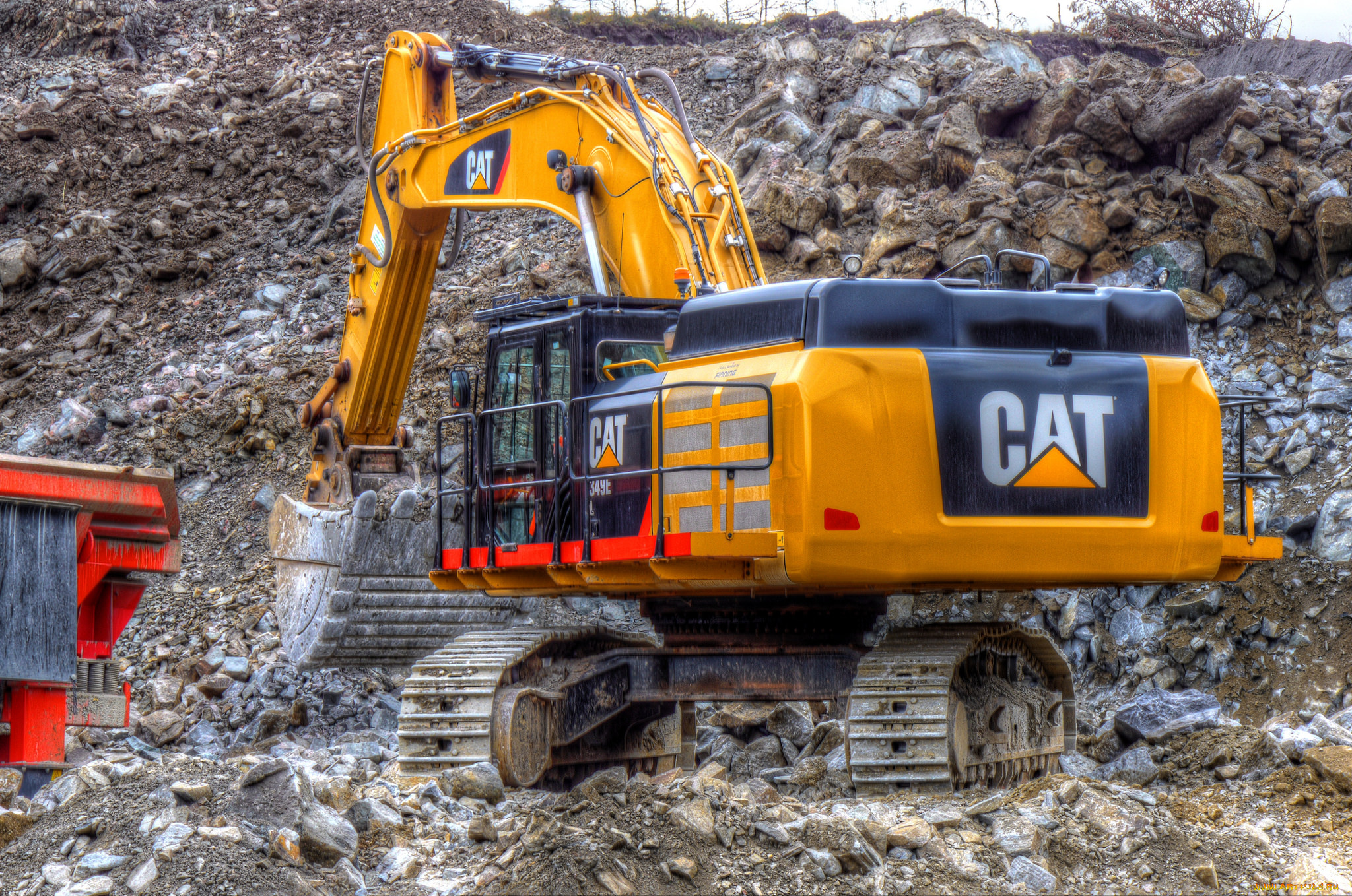 техника, экскаваторы, экскаватор