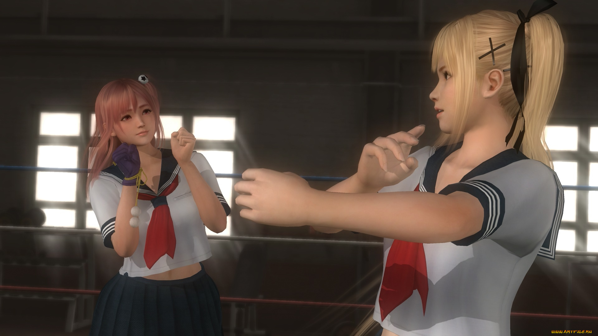 3д, графика, аниме, , anime, фон, взгляд, девушки