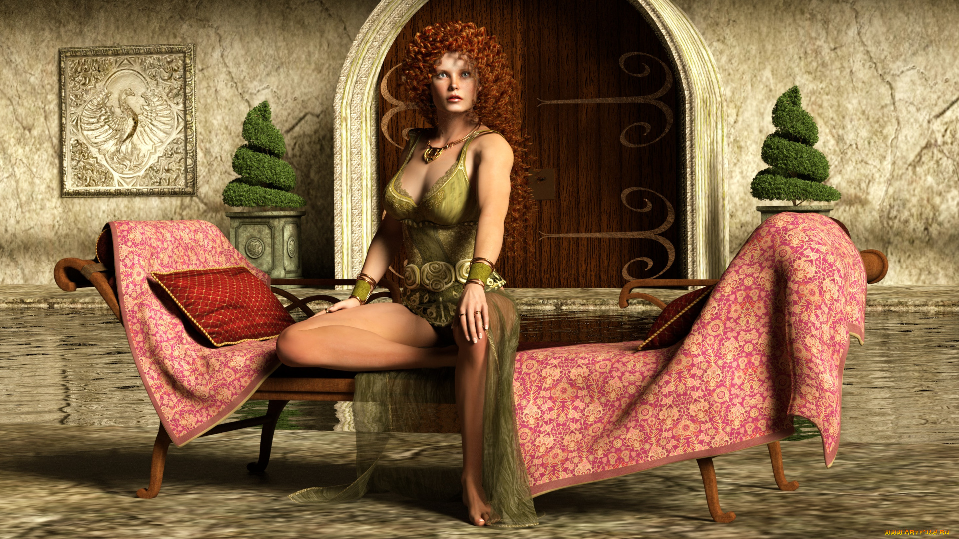 3д, графика, люди, , people, фон, взгляд, девушка