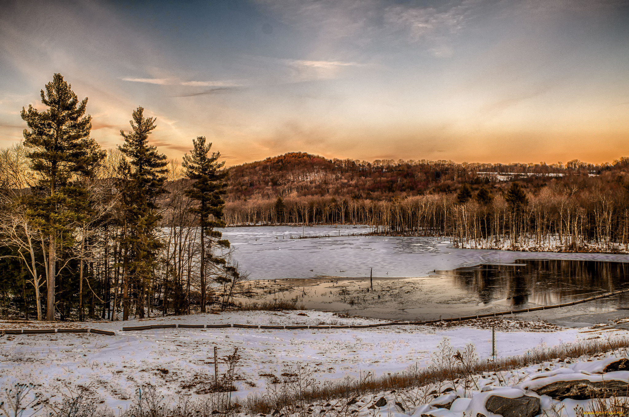 природа, реки, озера, река, лес