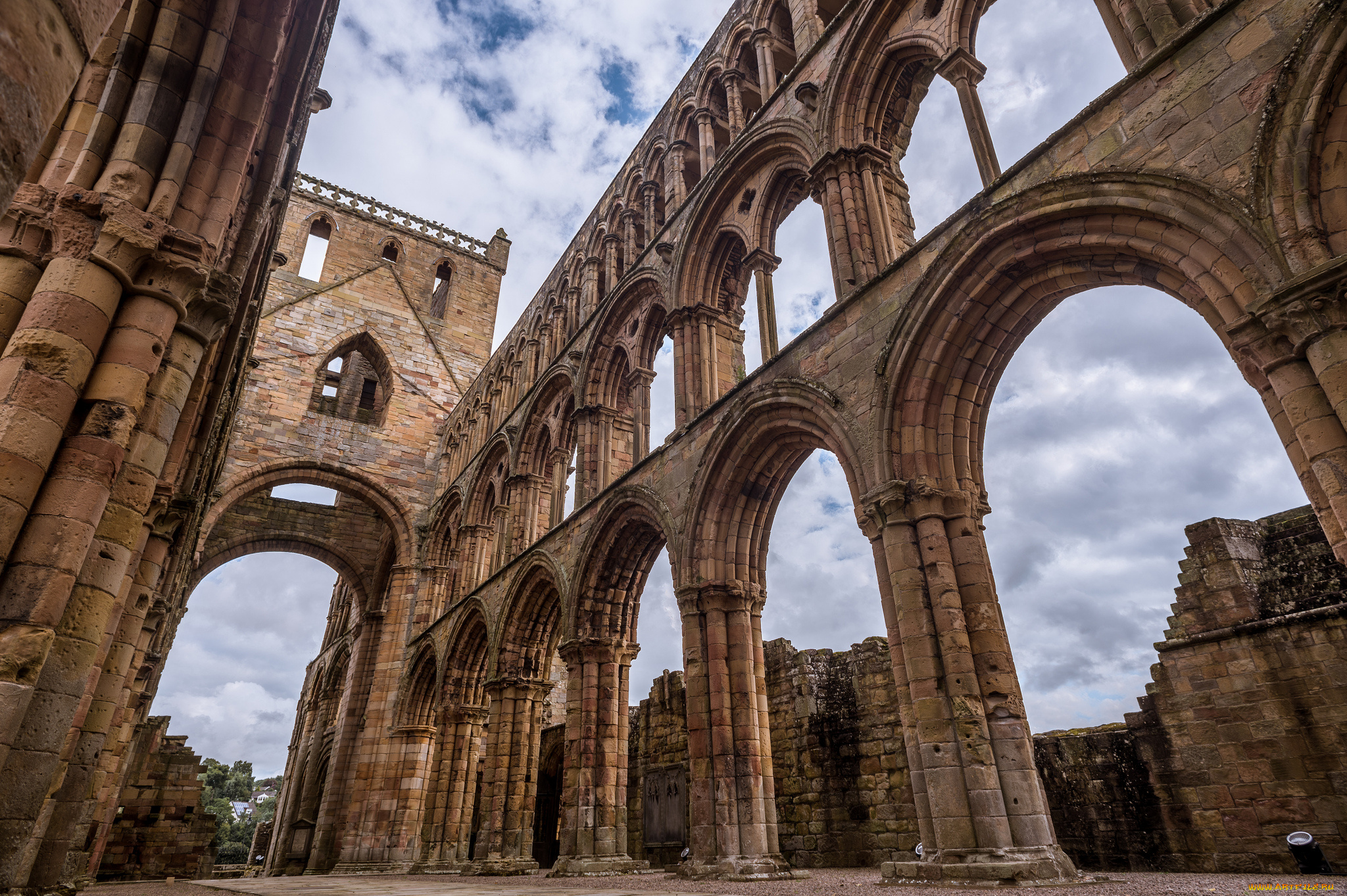 jedburgh, abbey, города, -, католические, соборы, , костелы, , аббатства, аббатство