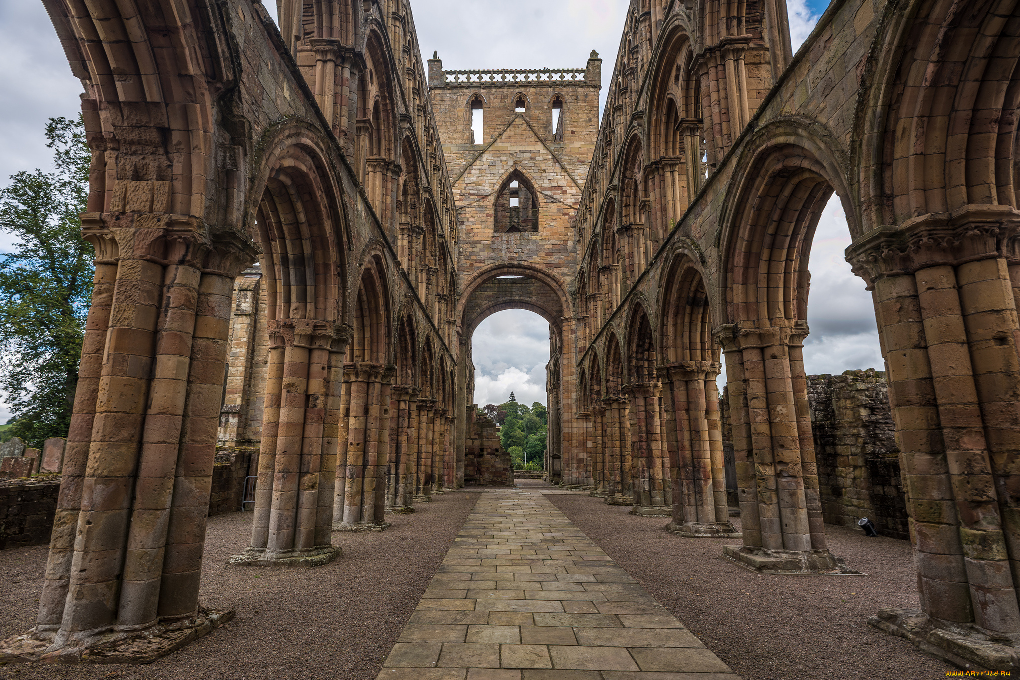 jedburgh, abbey, города, -, католические, соборы, , костелы, , аббатства, аббатство