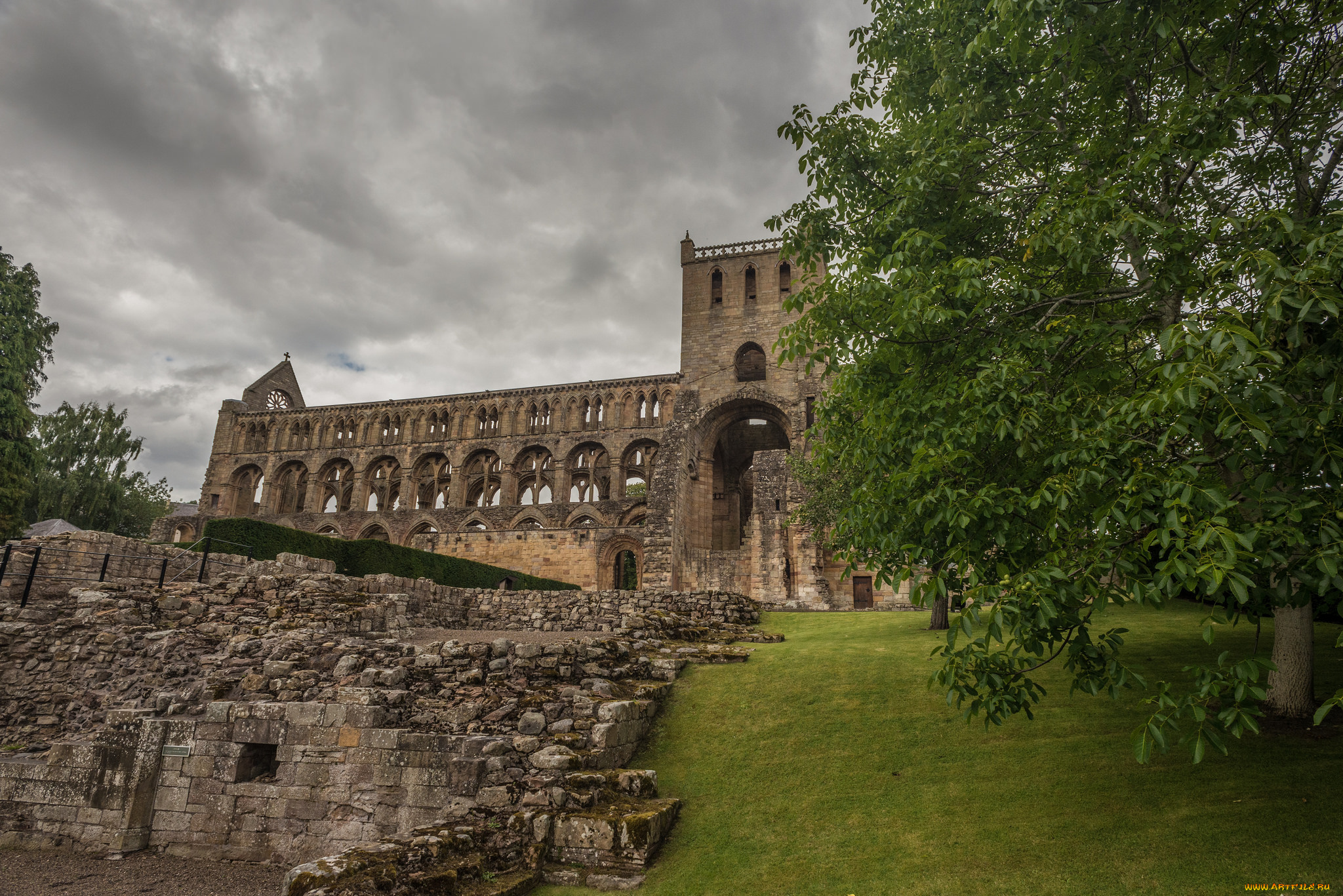 jedburgh, abbey, города, -, католические, соборы, , костелы, , аббатства, аббатство