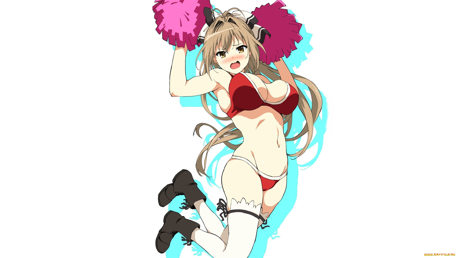 аниме, amagi, brilliant, park, девушка