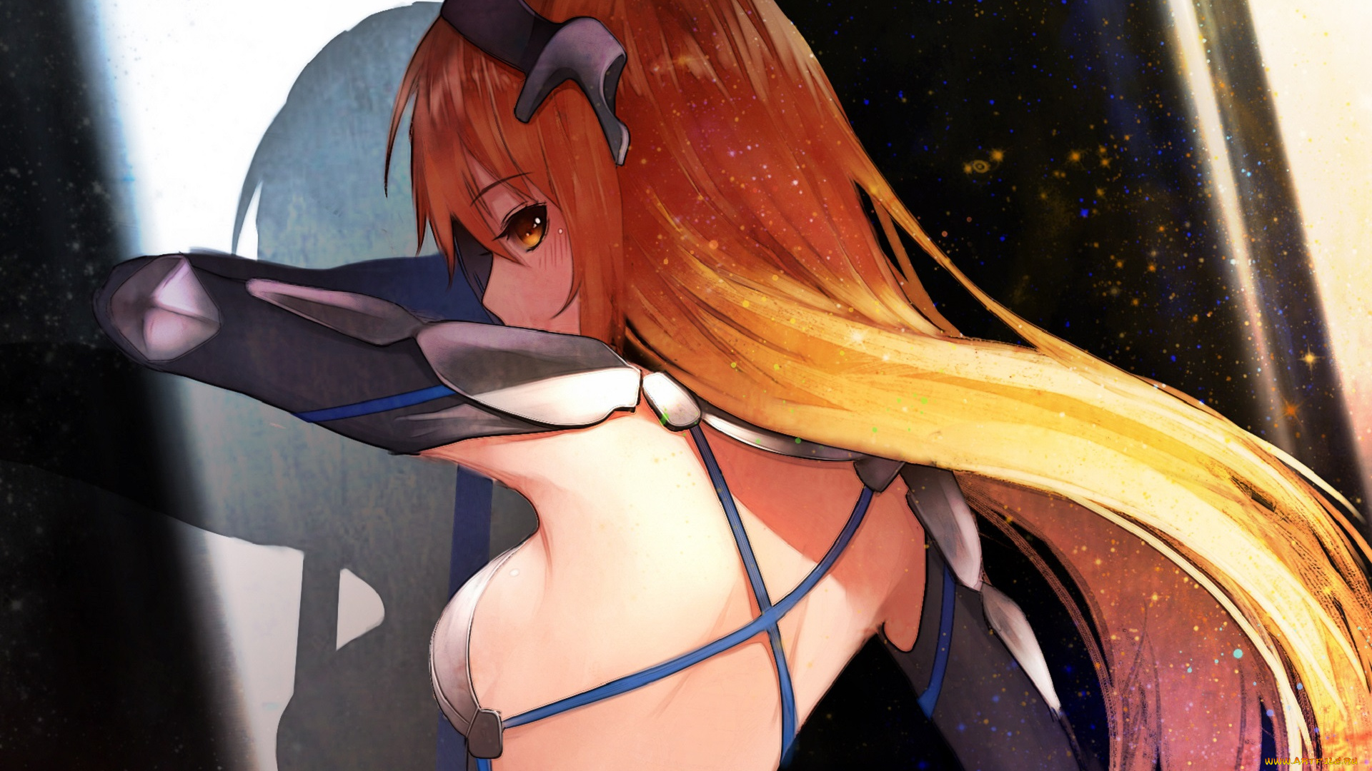 аниме, danmachi, девушка