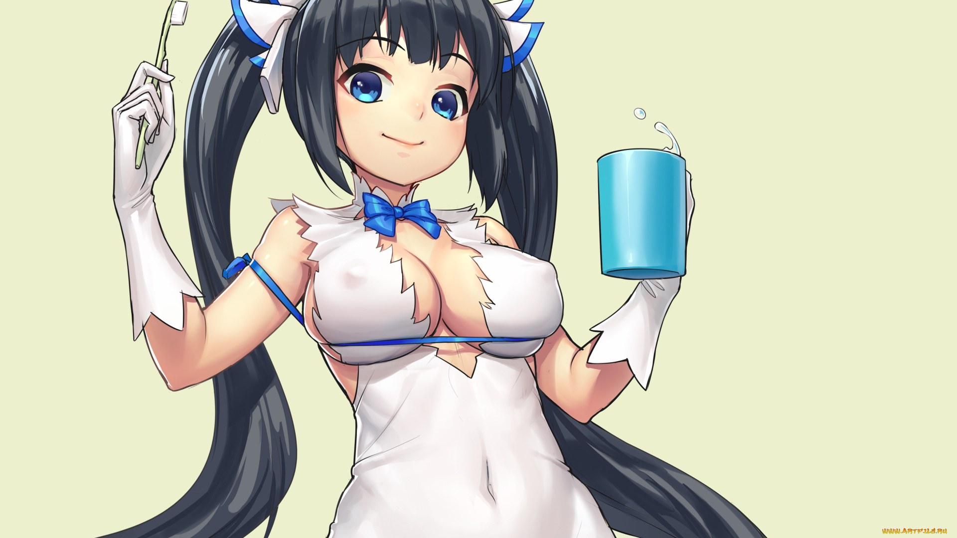 аниме, danmachi, гестия