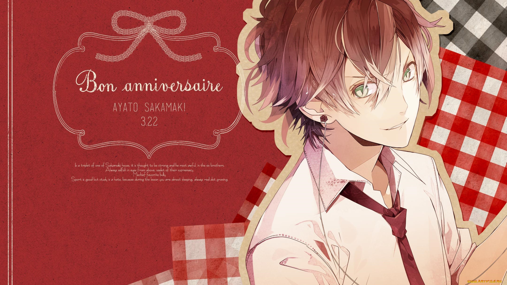 аниме, diabolik, lovers, вампир