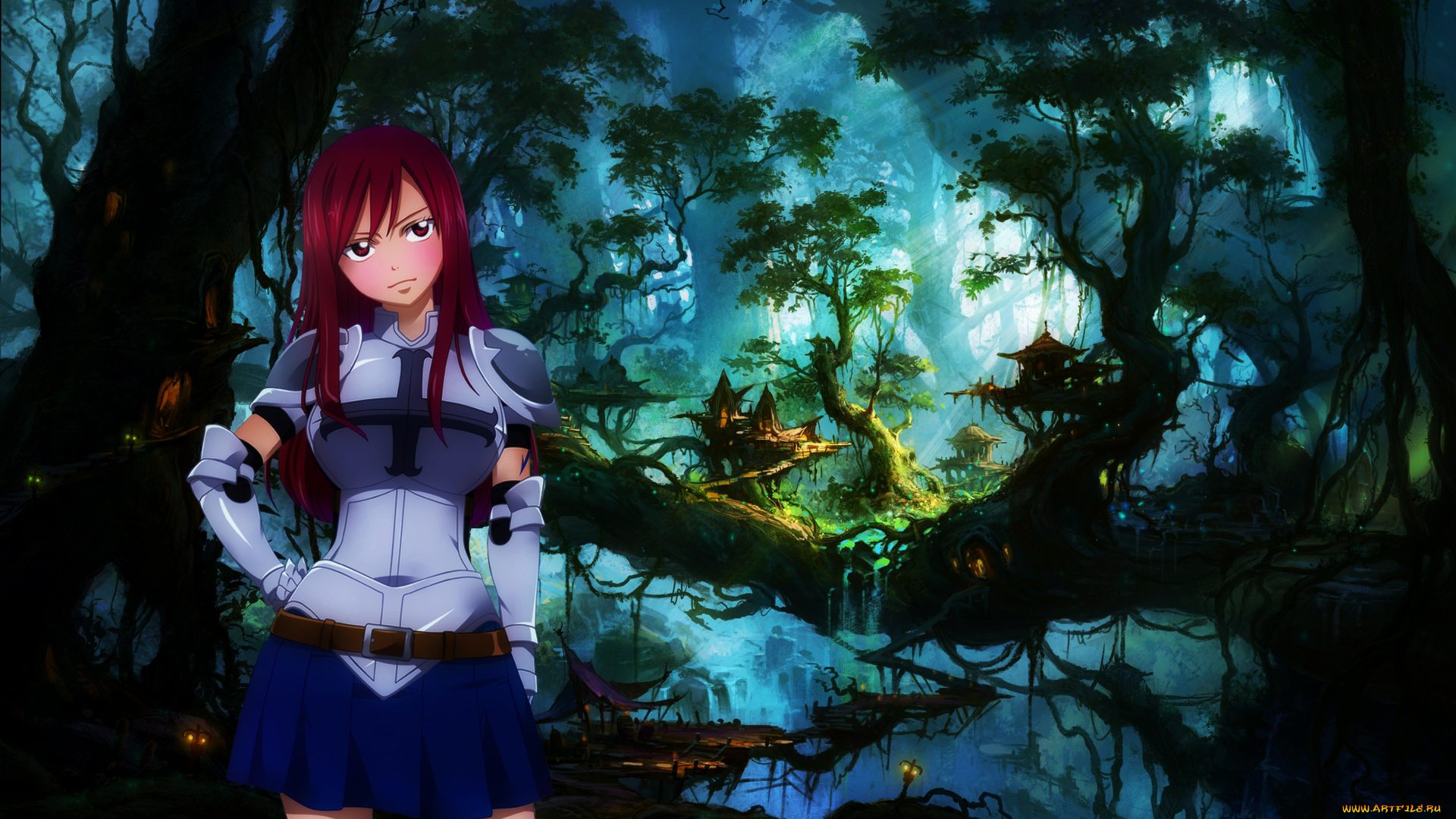 аниме, fairy, tail, эльза