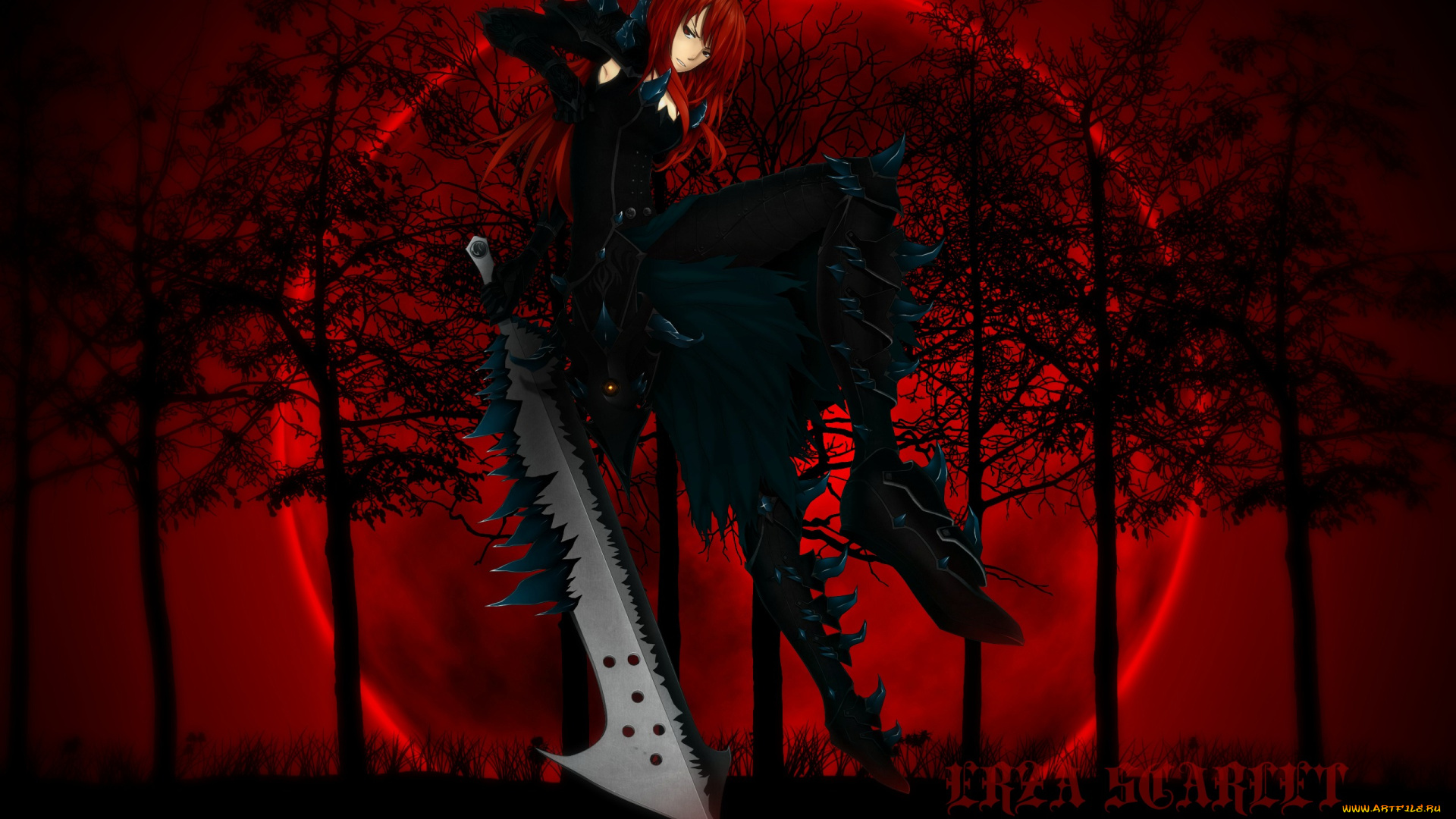 аниме, fairy, tail, эльза