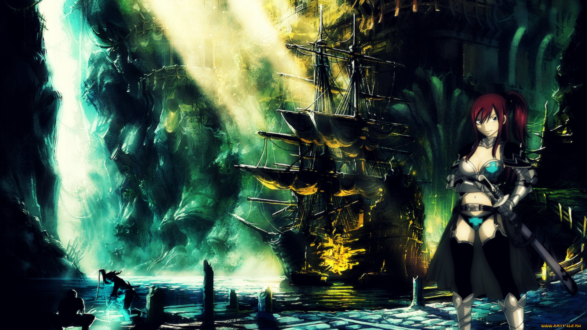 аниме, fairy, tail, эльза