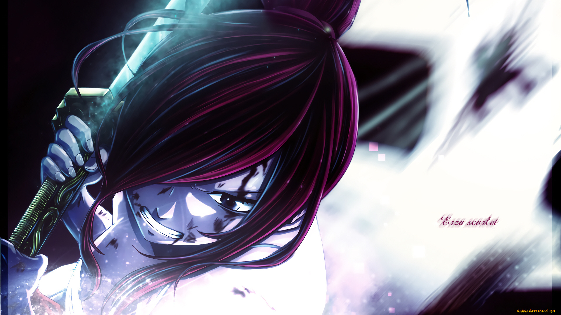 аниме, fairy, tail, эльза