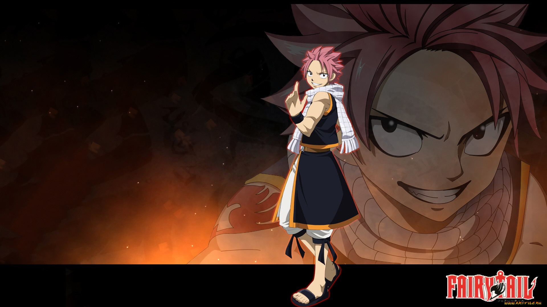 аниме, fairy, tail, хвост, феи