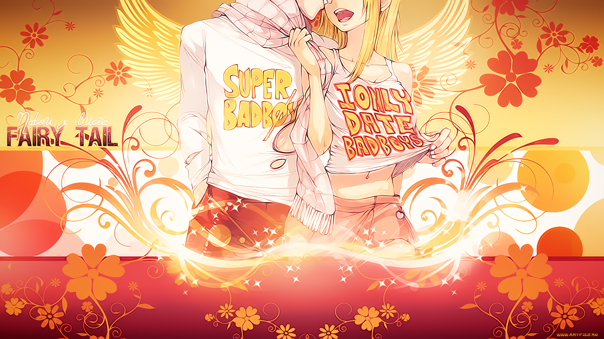 аниме, fairy, tail, хвост, феи