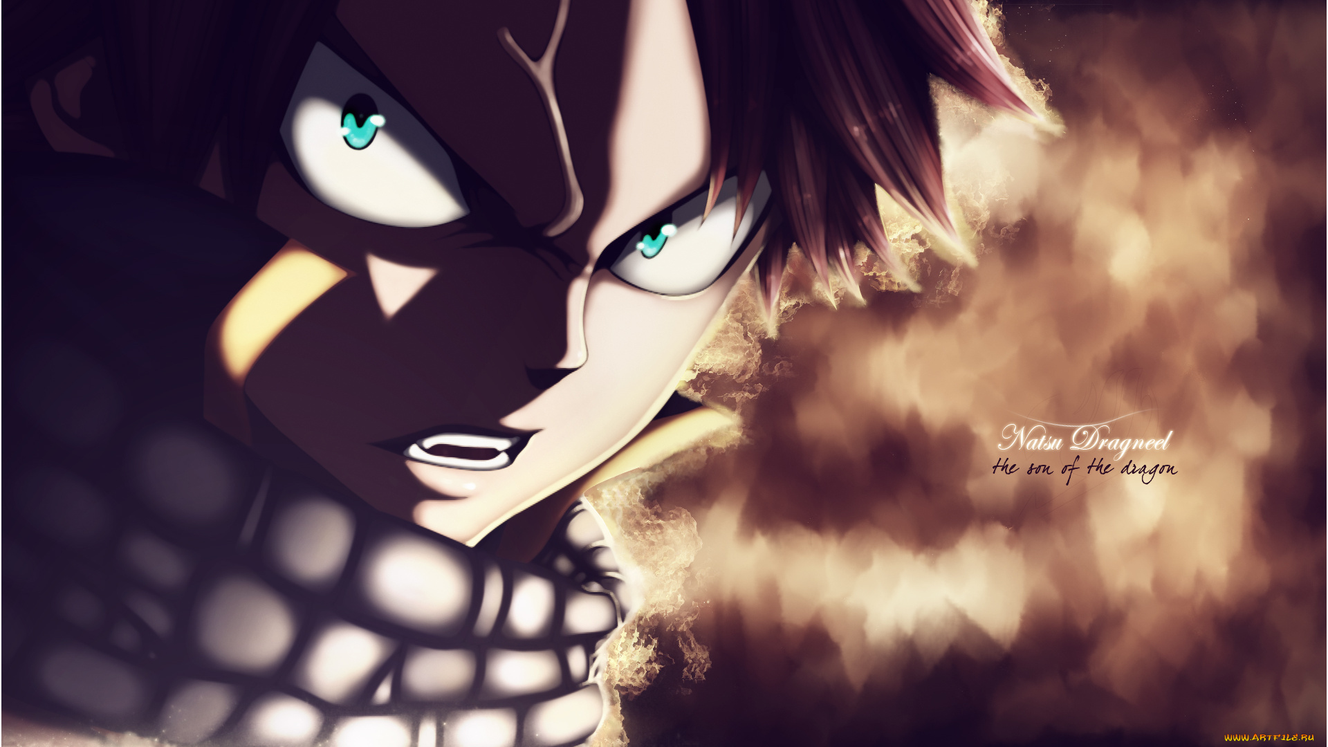 аниме, fairy, tail, нацу