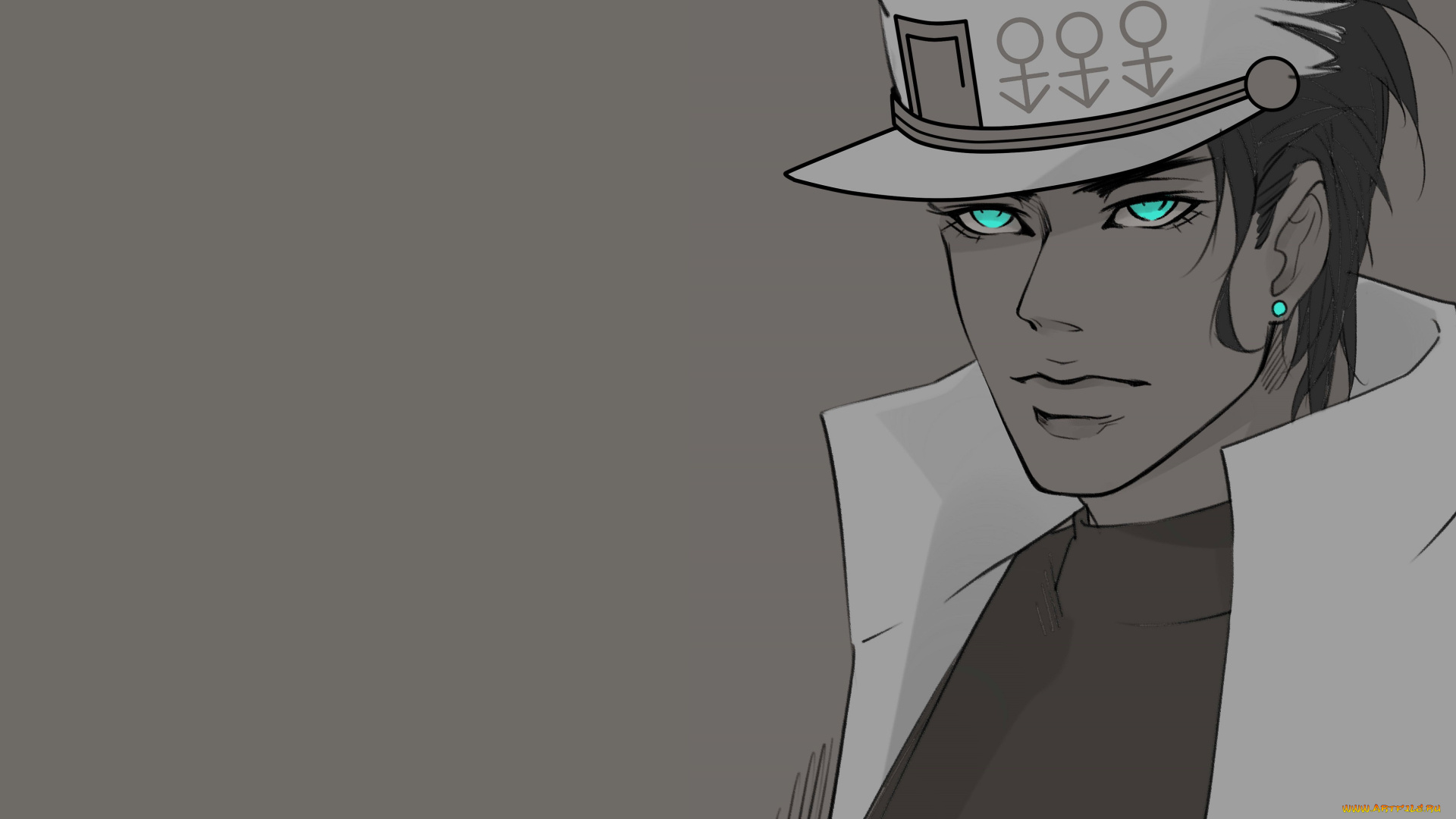 аниме, jojo`s, bizarre, adventure, парень