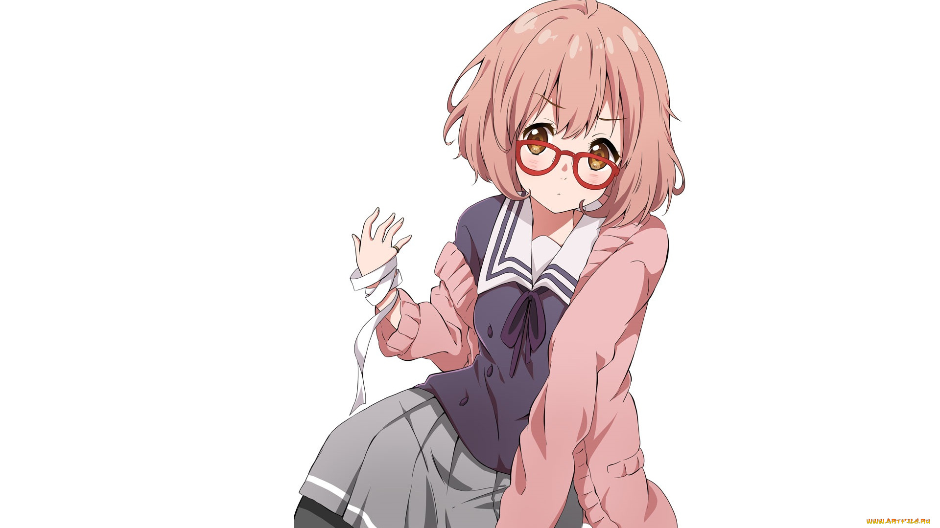 аниме, kyoukai, no, kanata, мирай