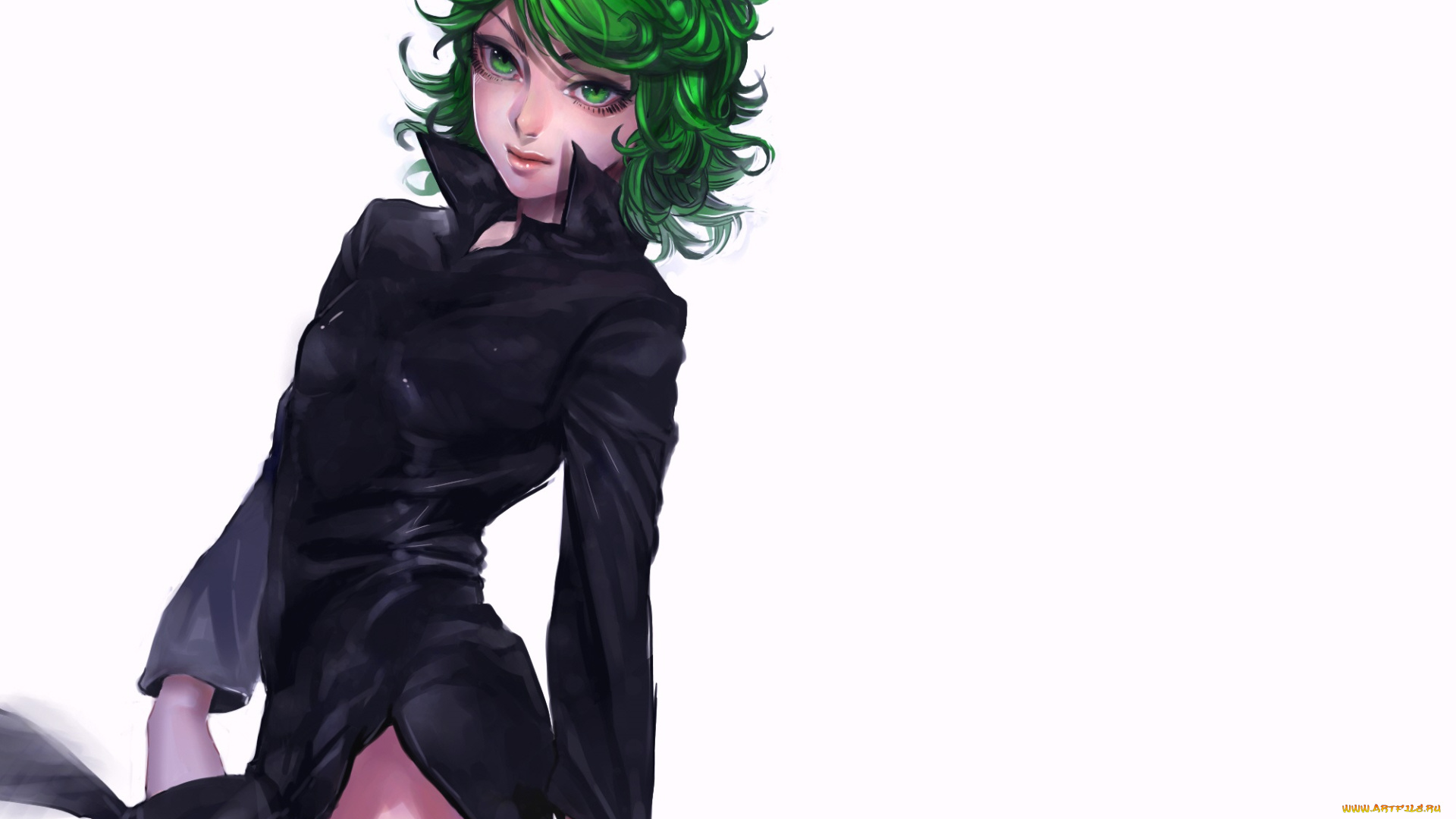 аниме, one, punch, man, девушка