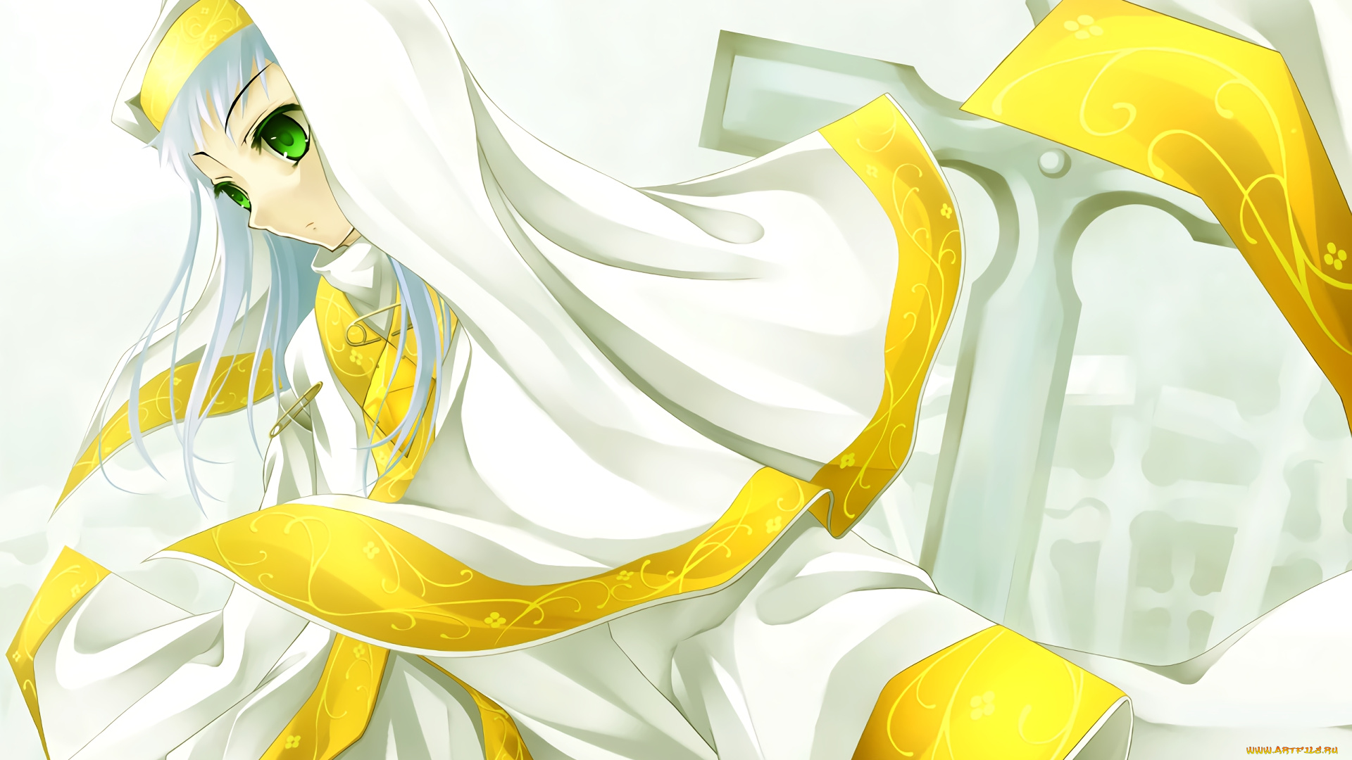 аниме, toaru, majutsu, no, index, фон, взгляд, девушка