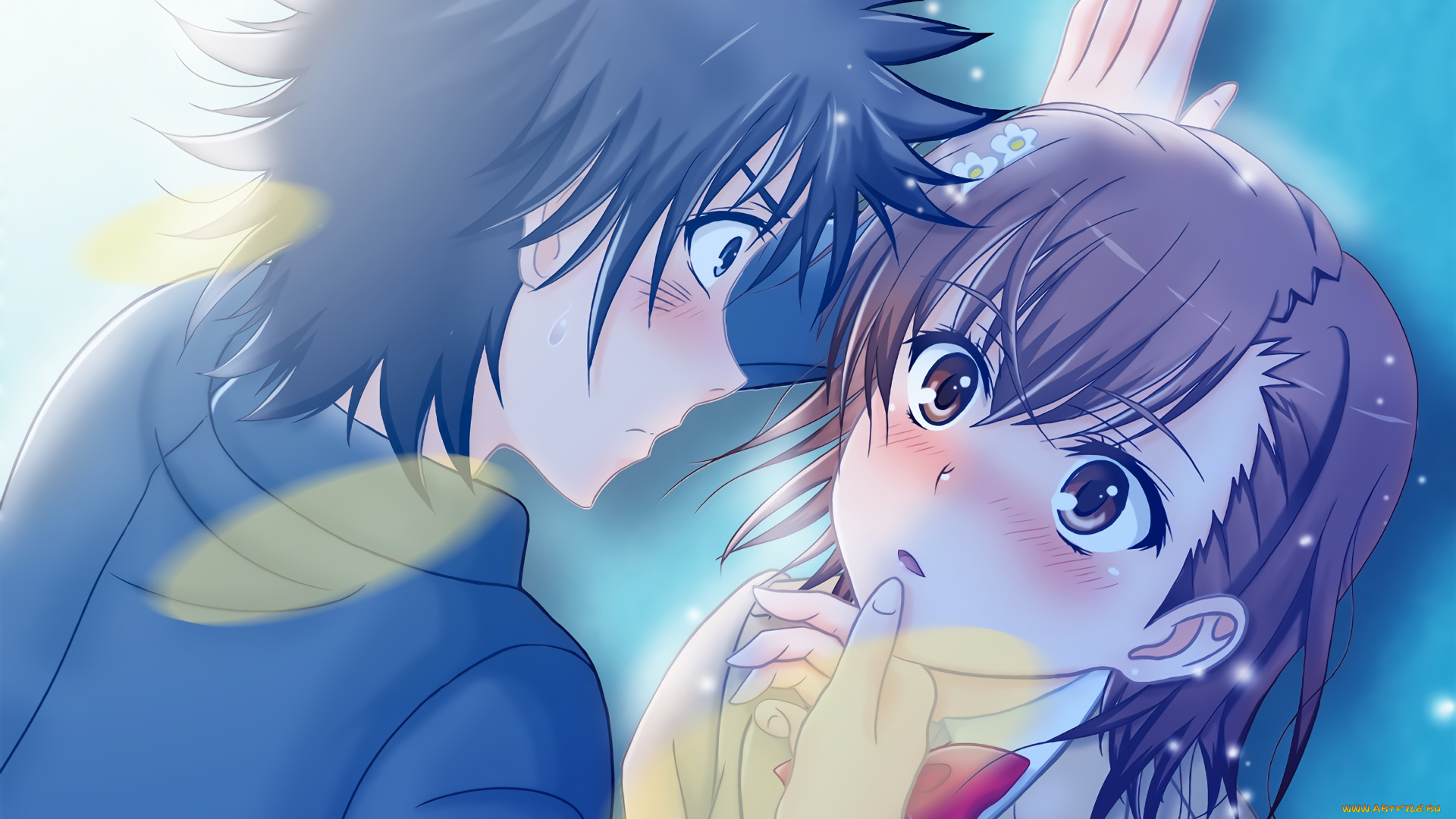 аниме, toaru, majutsu, no, index, фон, взгляд, девушки