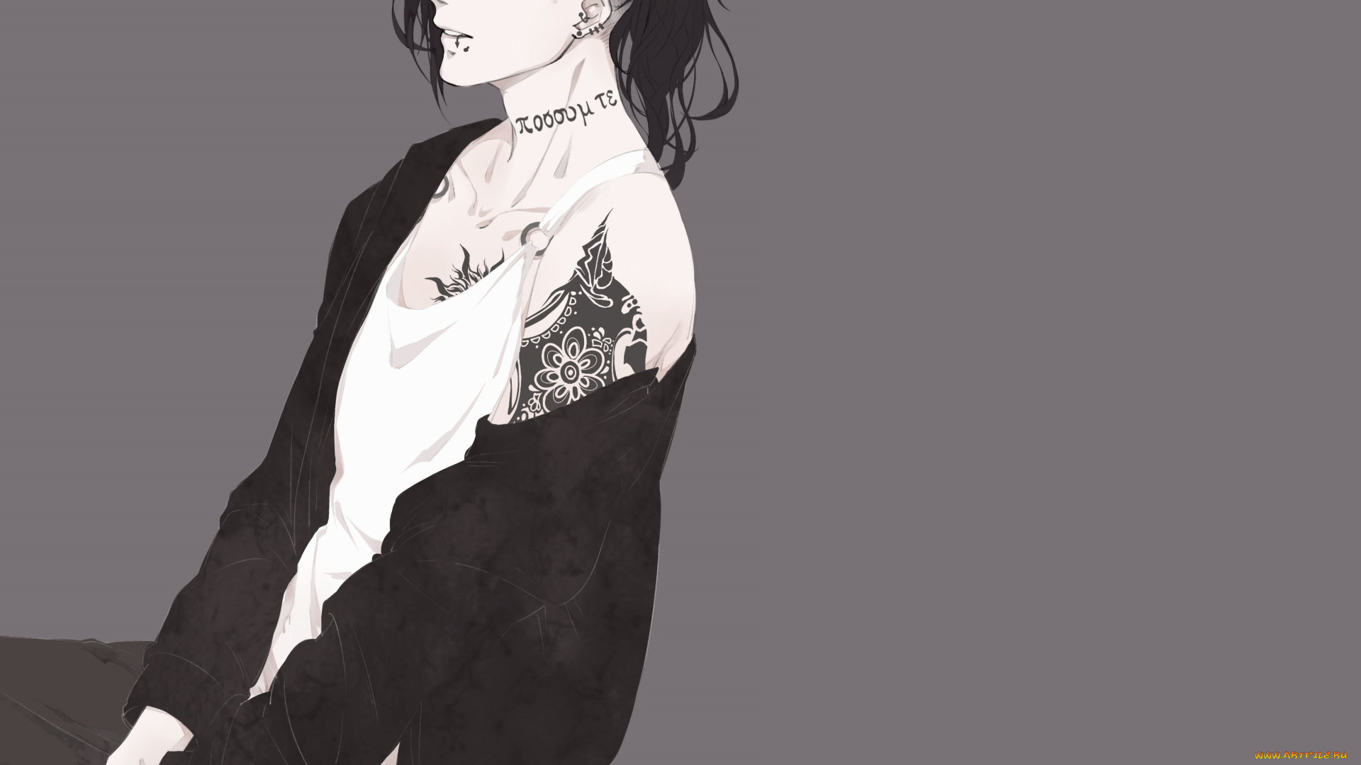 аниме, tokyo, ghoul, парень