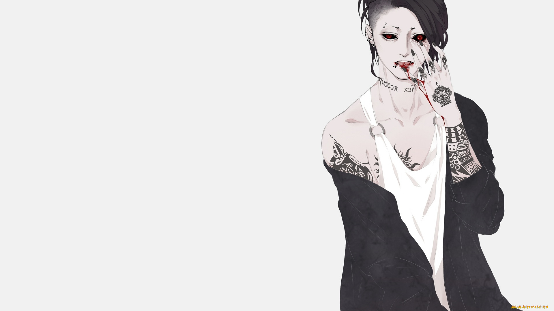 аниме, tokyo, ghoul, парень