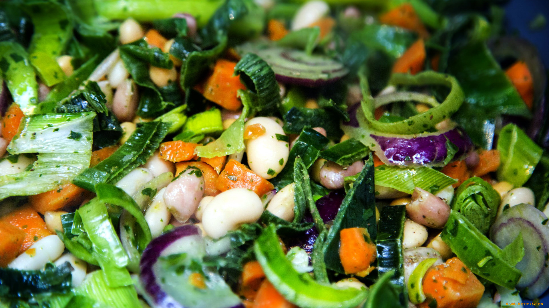 еда, овощи, морковь, фасоль, лук