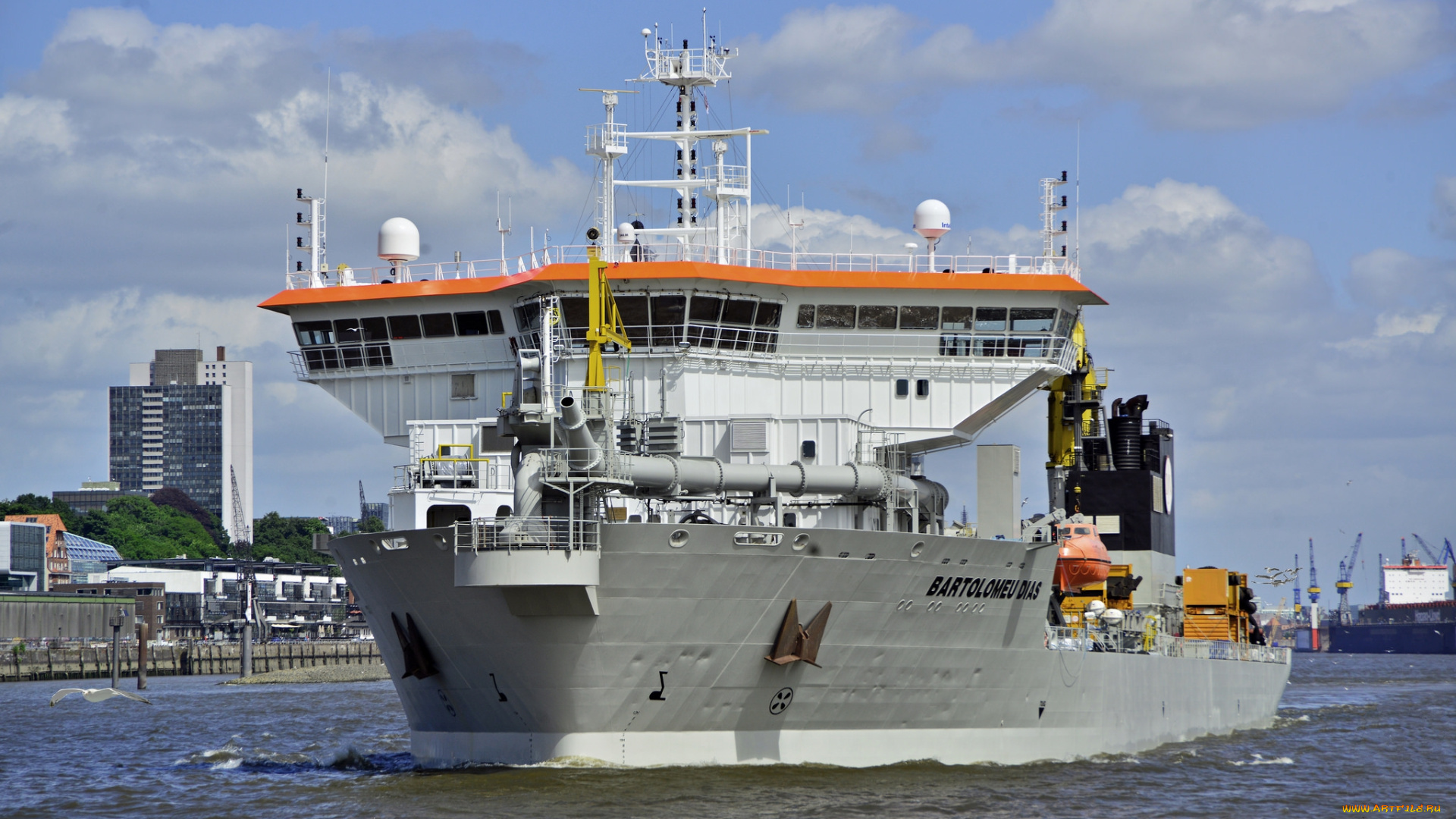 корабли, другое, кабелеукладчик