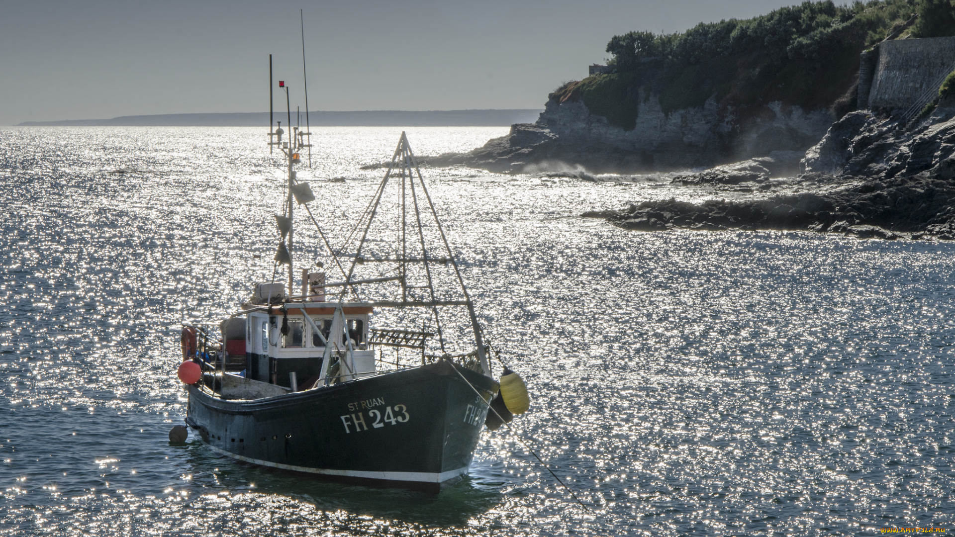 корабли, другое, рыболов