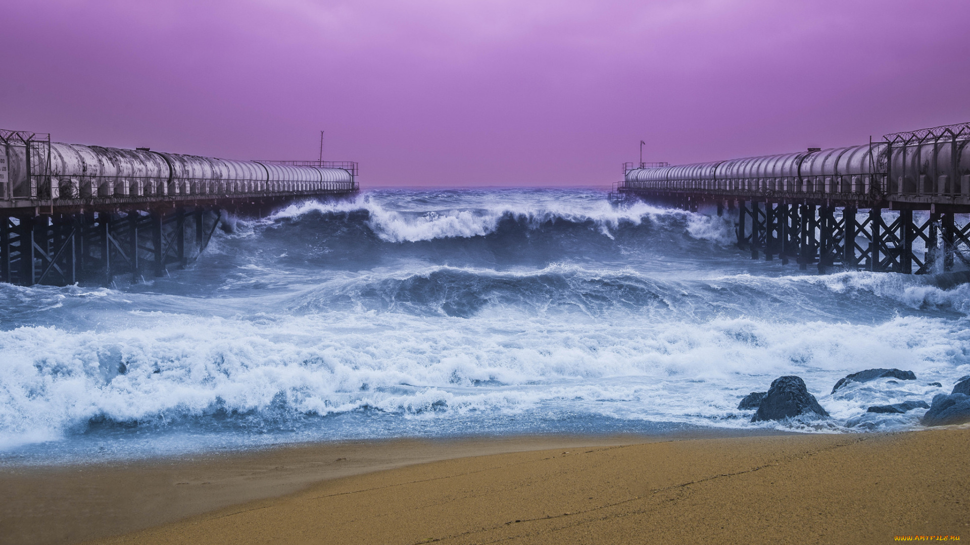 природа, побережье, берег, море