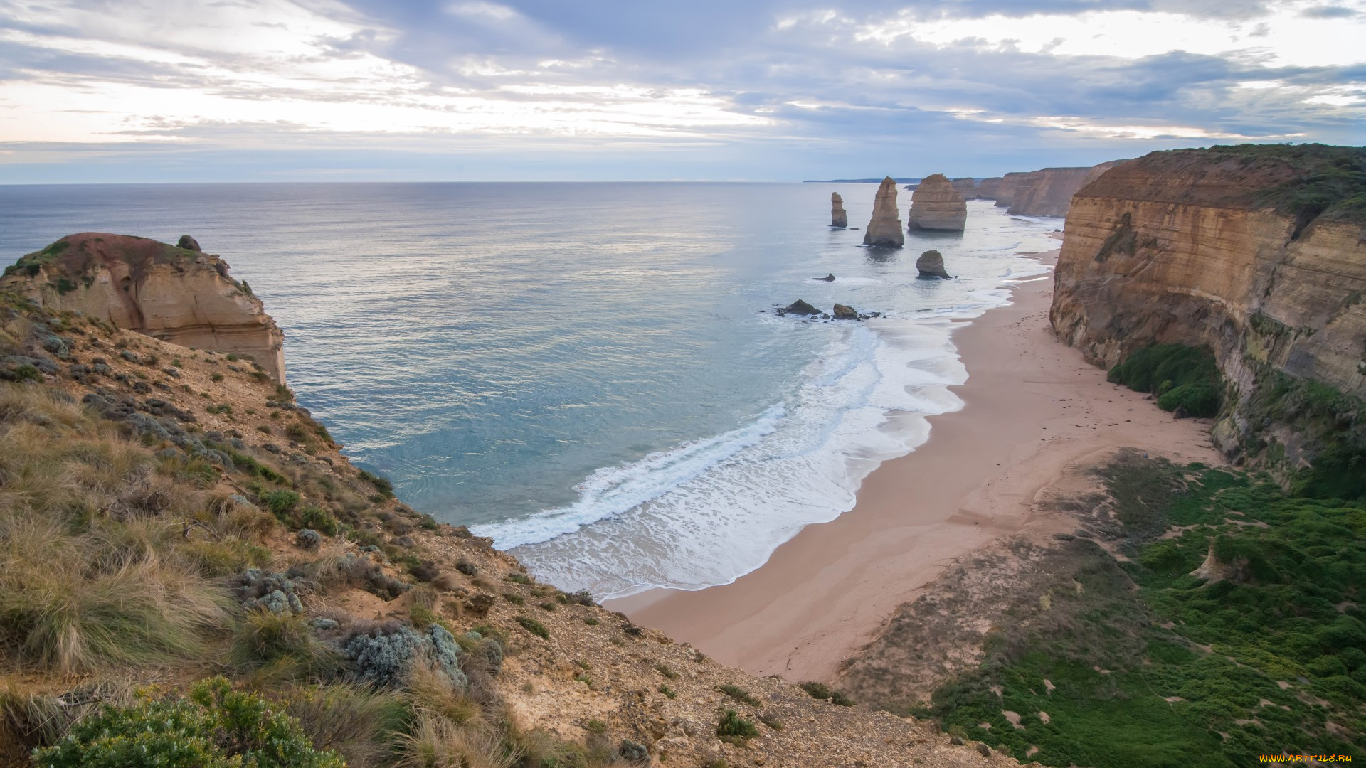 природа, побережье, берег, море