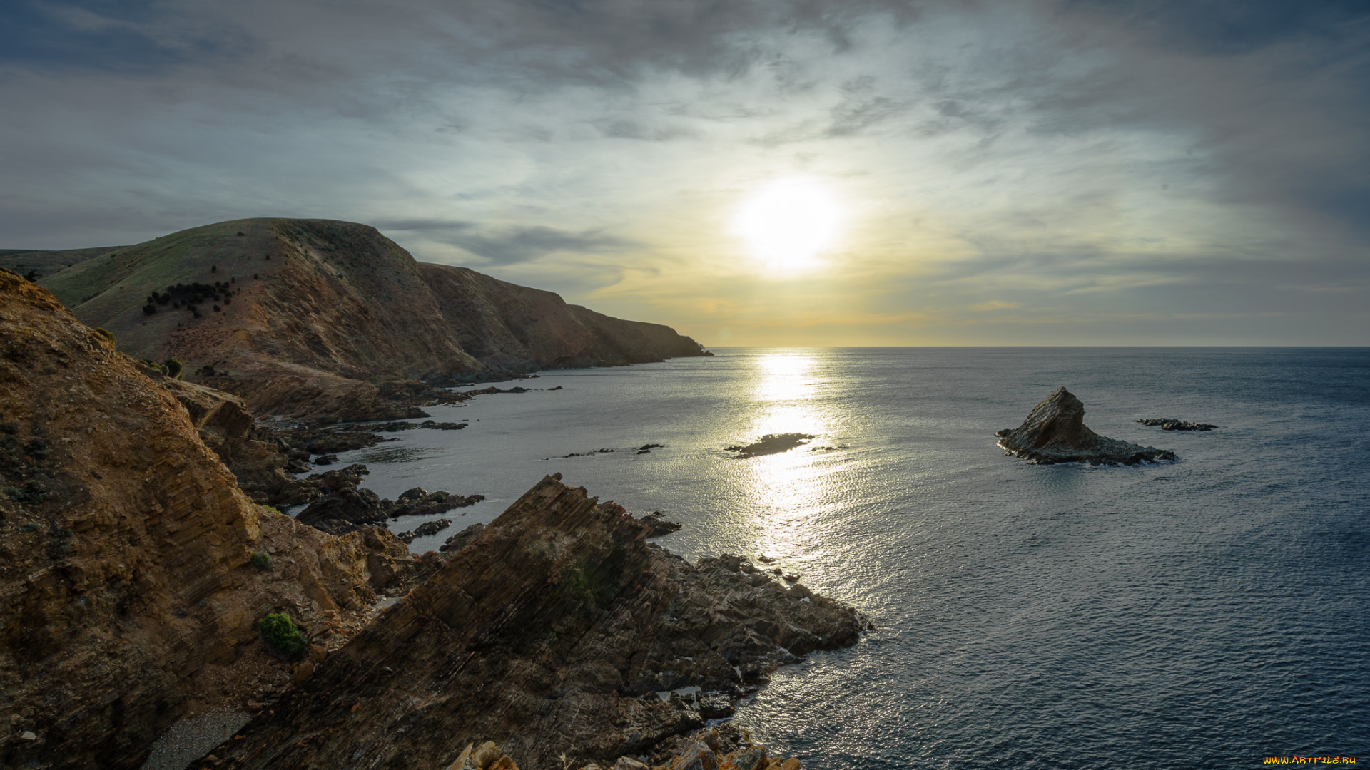 природа, побережье, берег, море