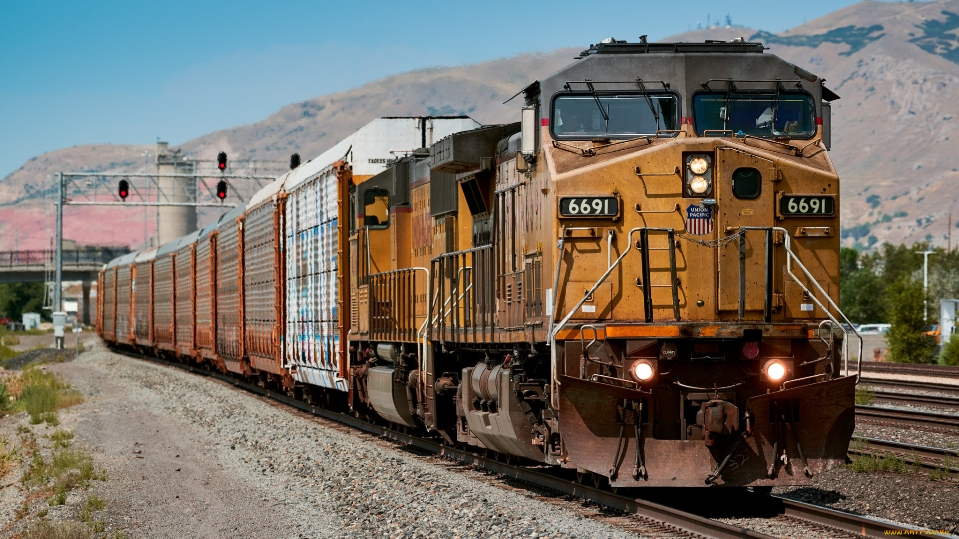 техника, поезда, состав, локомотив