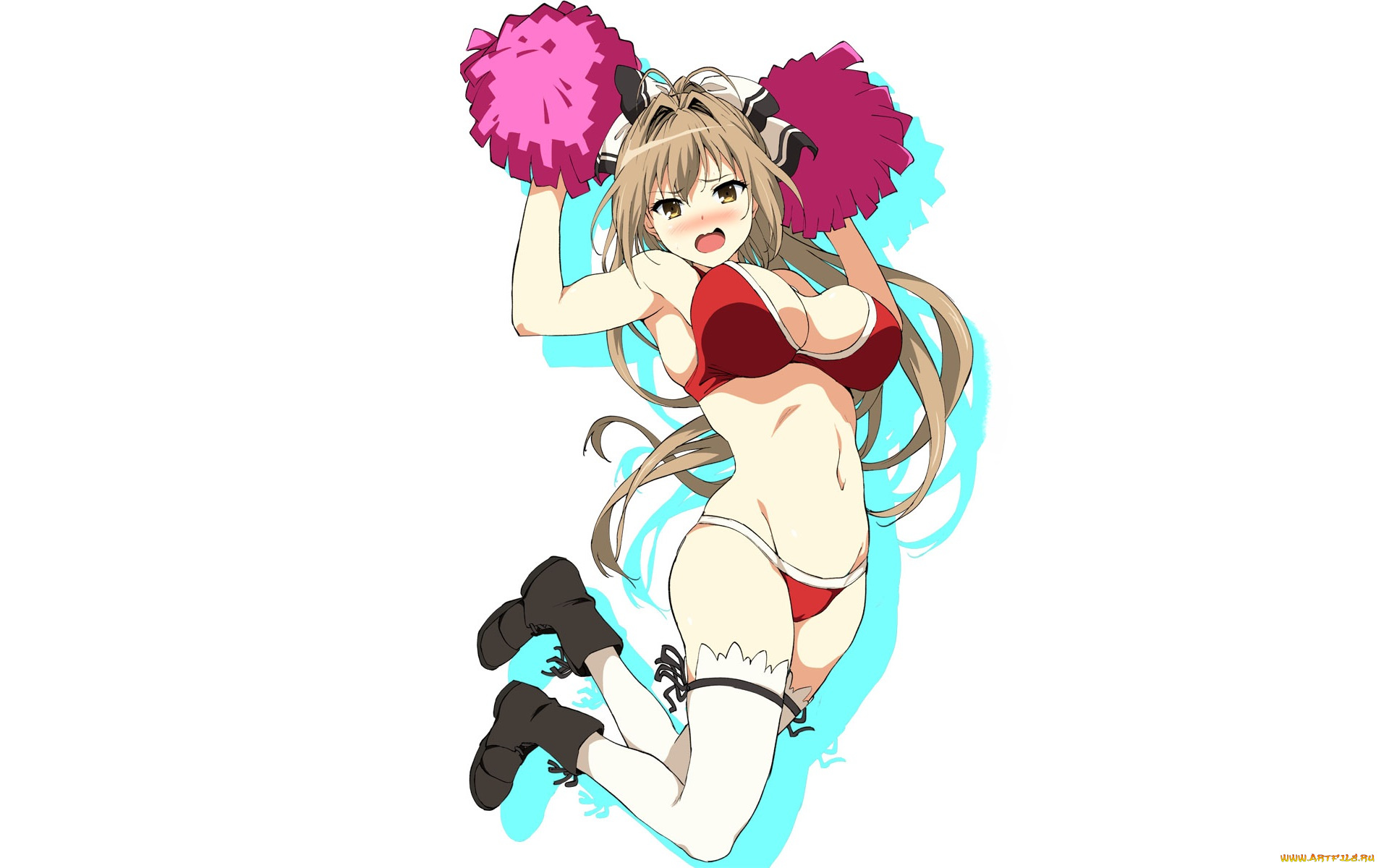 аниме, amagi, brilliant, park, девушка