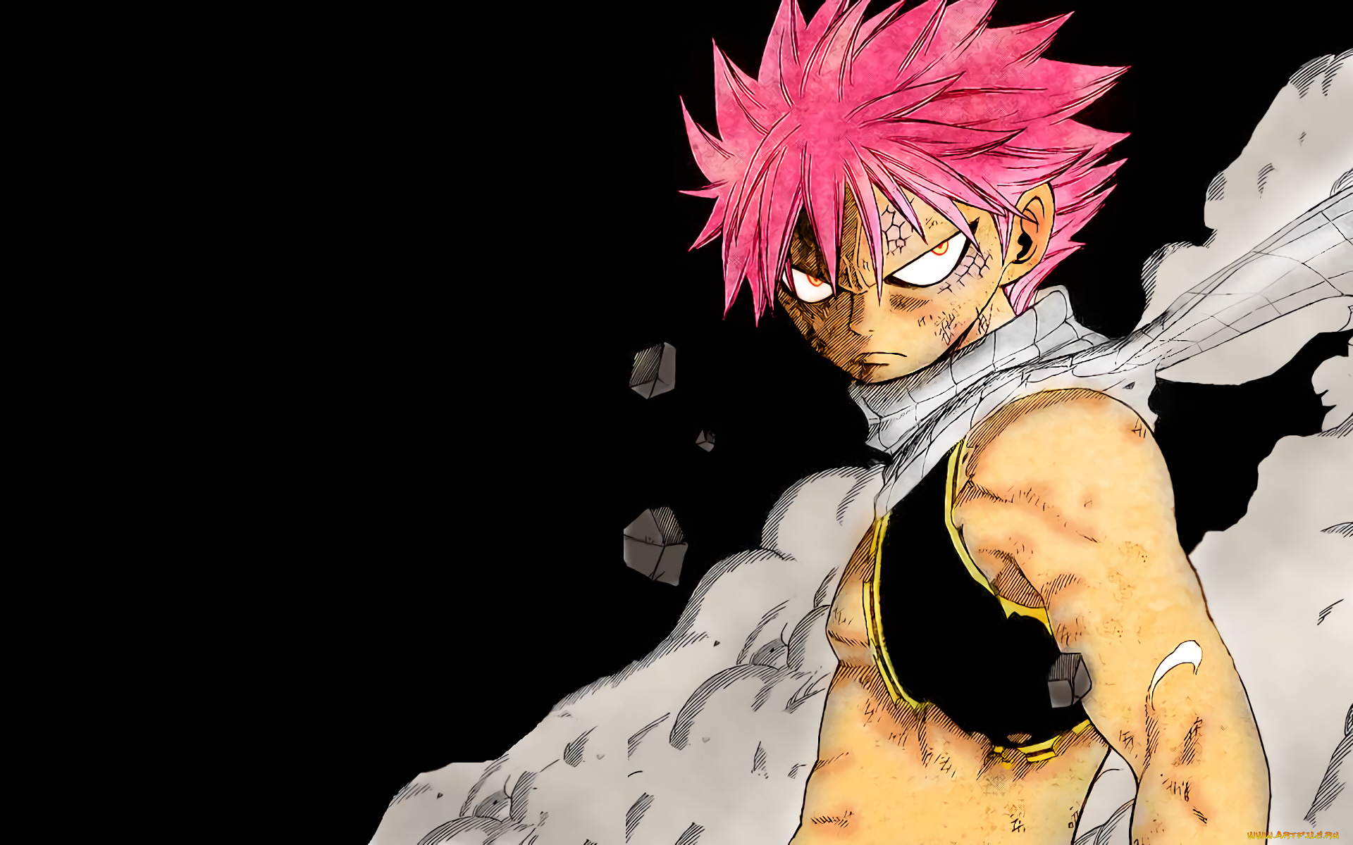 аниме, fairy, tail, хвост, феи