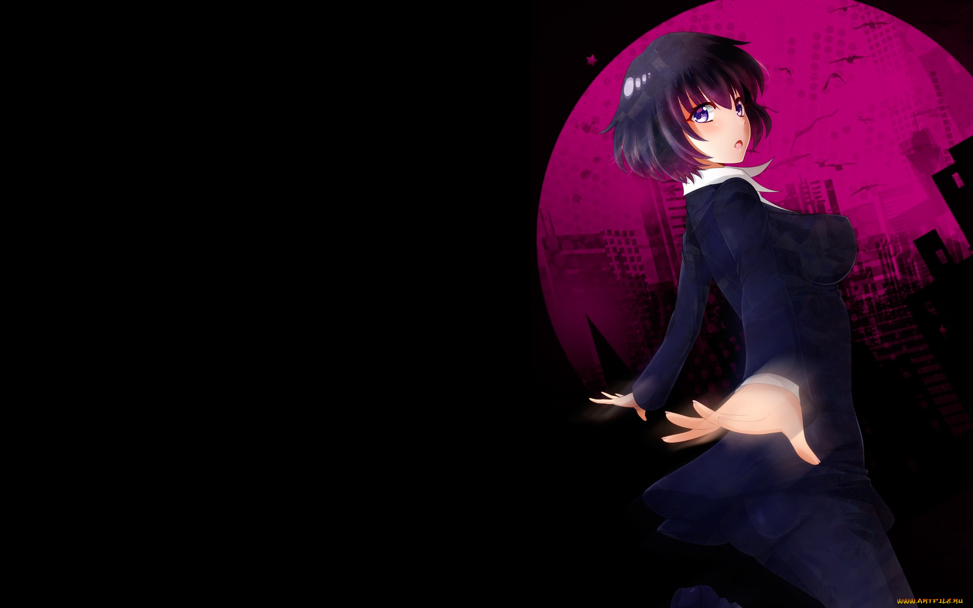 аниме, kekkai, sensen, девушка