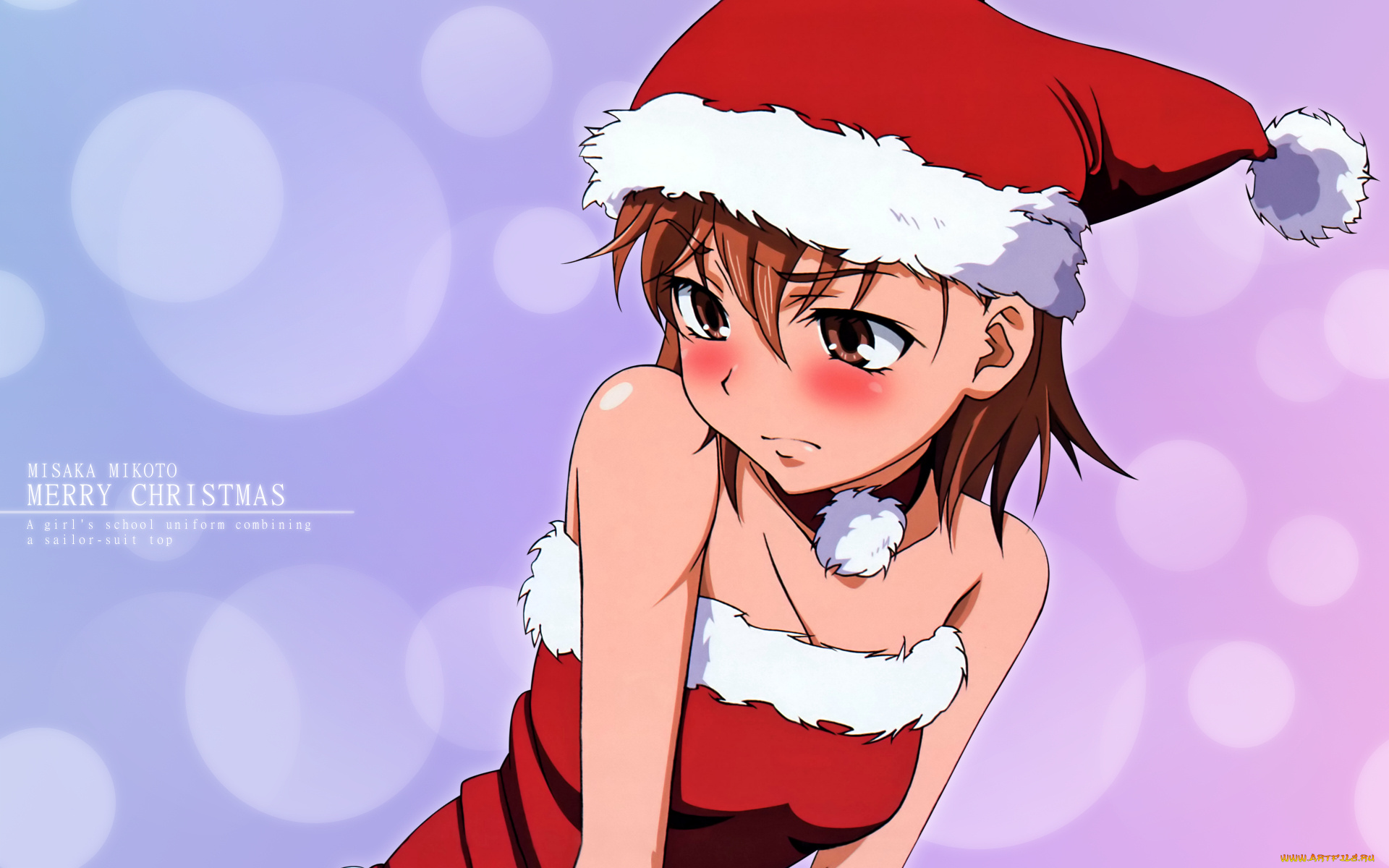 аниме, toaru, majutsu, no, index, фон, девушка, взгляд