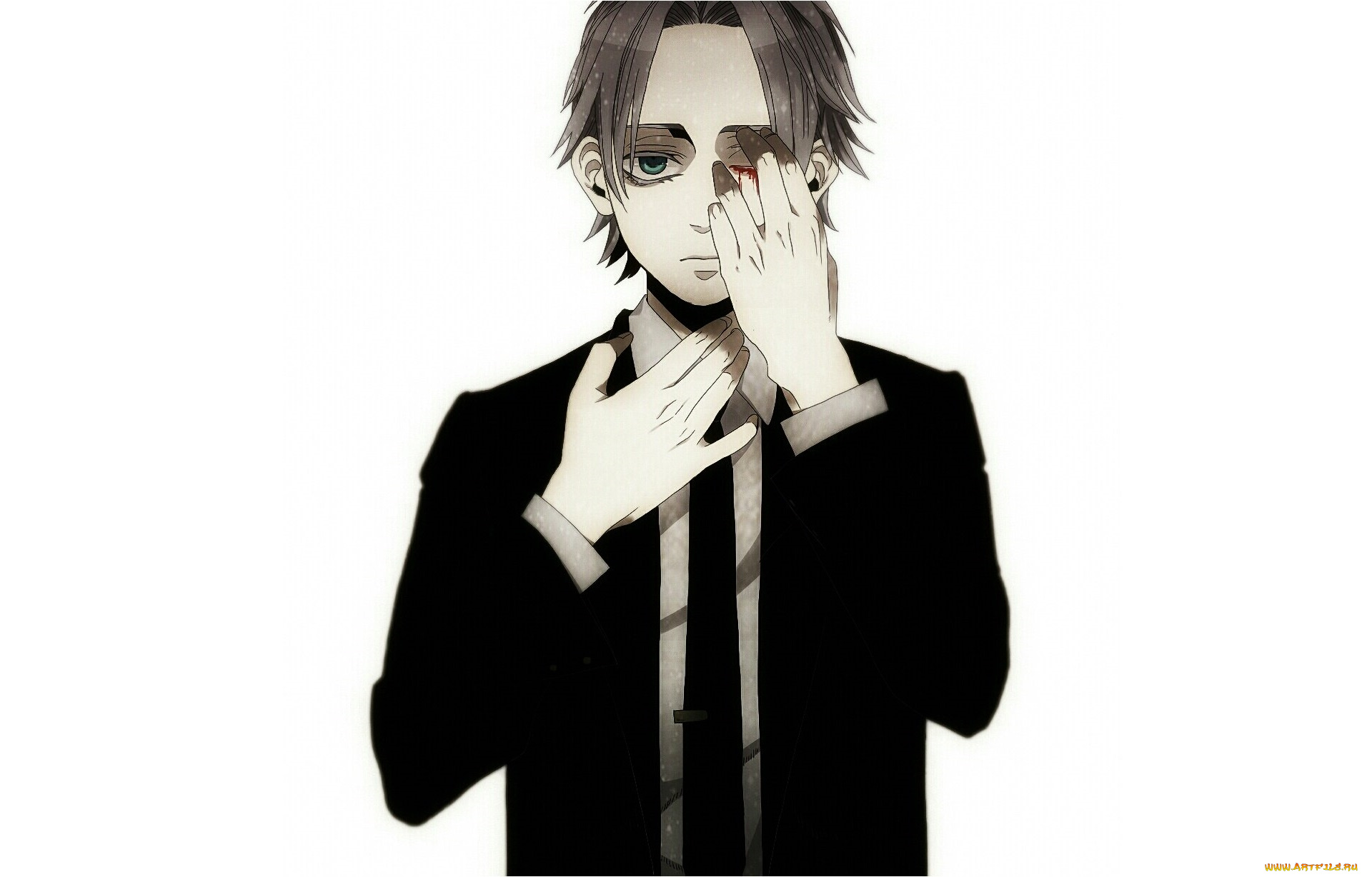 аниме, gangsta, парень