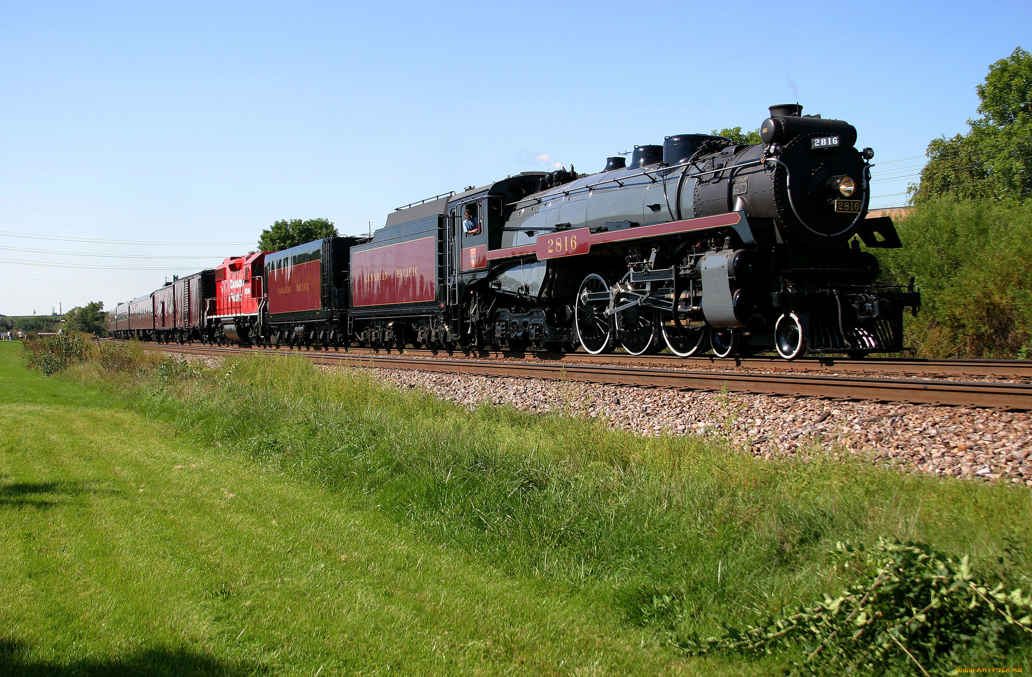 техника, паровозы, состав, локомотив