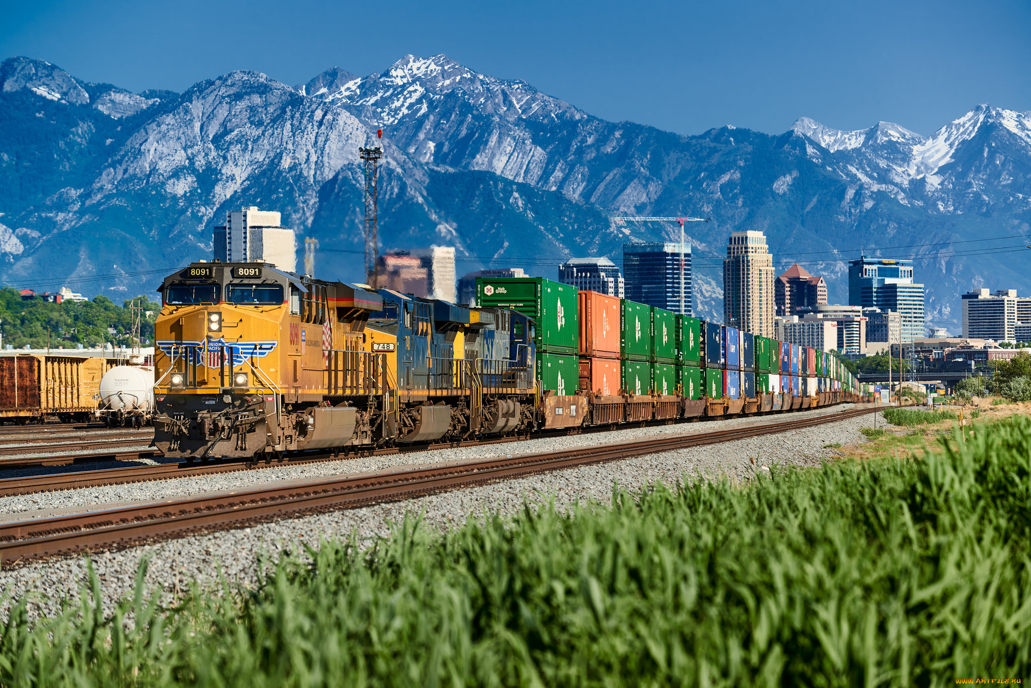 техника, поезда, состав, локомотив