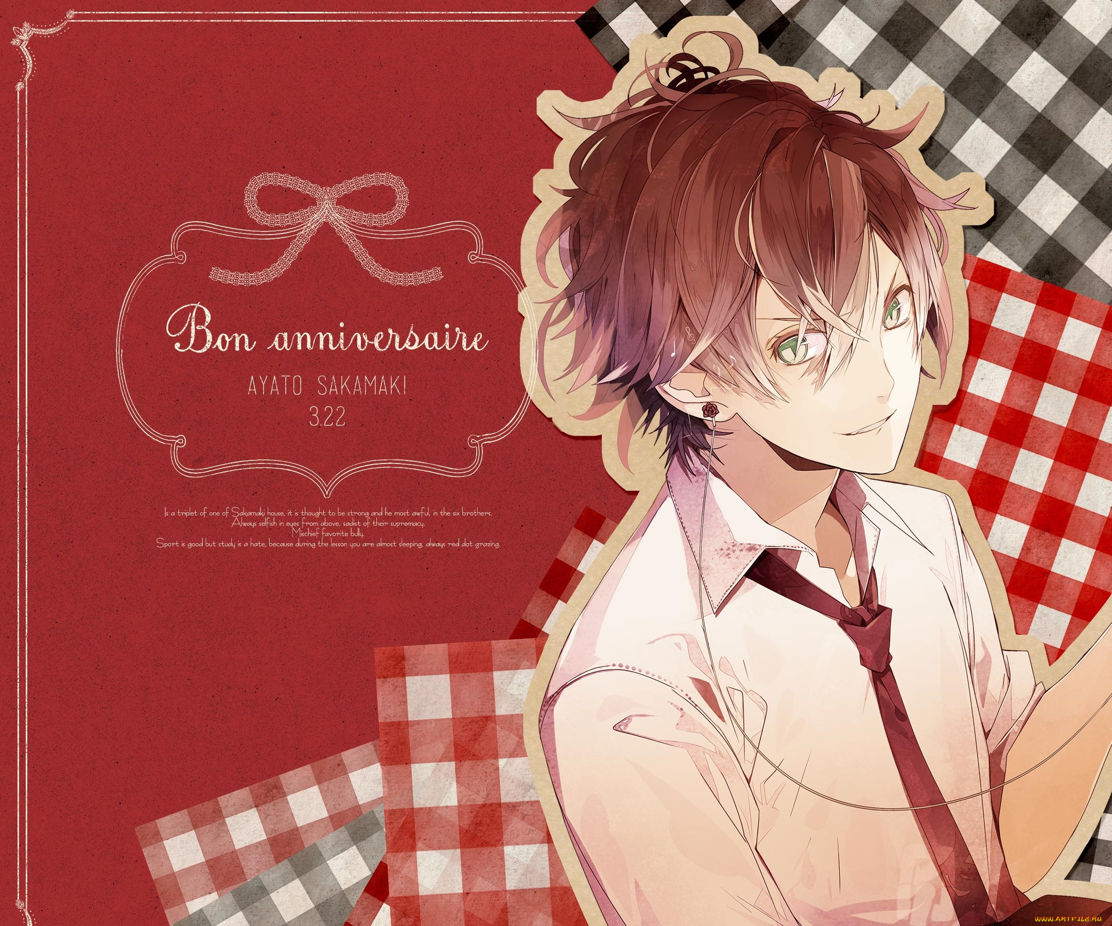 аниме, diabolik, lovers, вампир