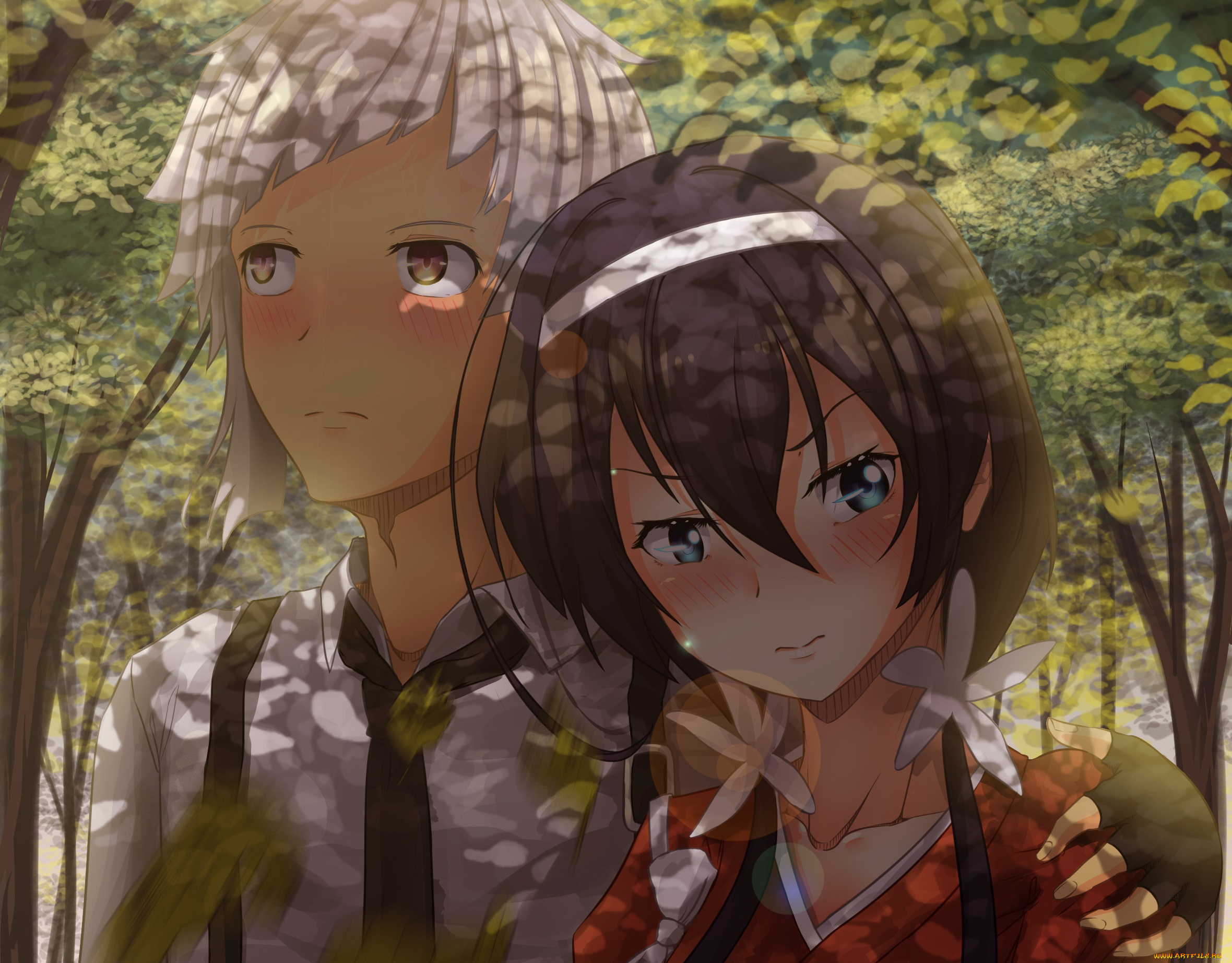 аниме, bungou, stray, dogs, пара