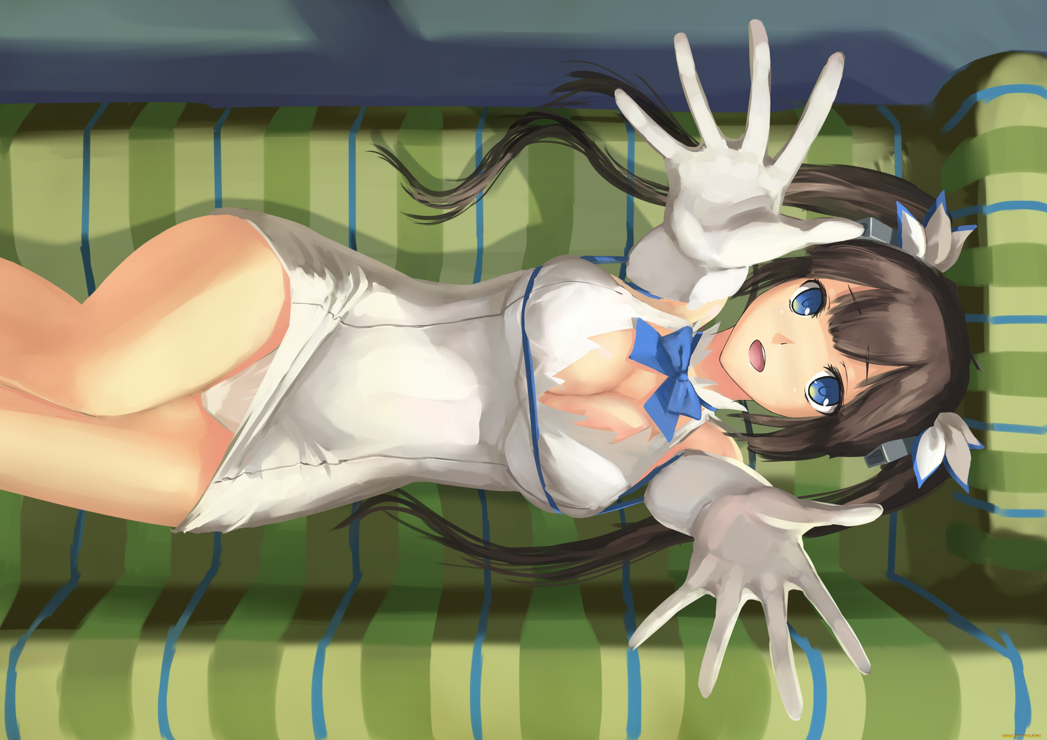 аниме, danmachi, гестия