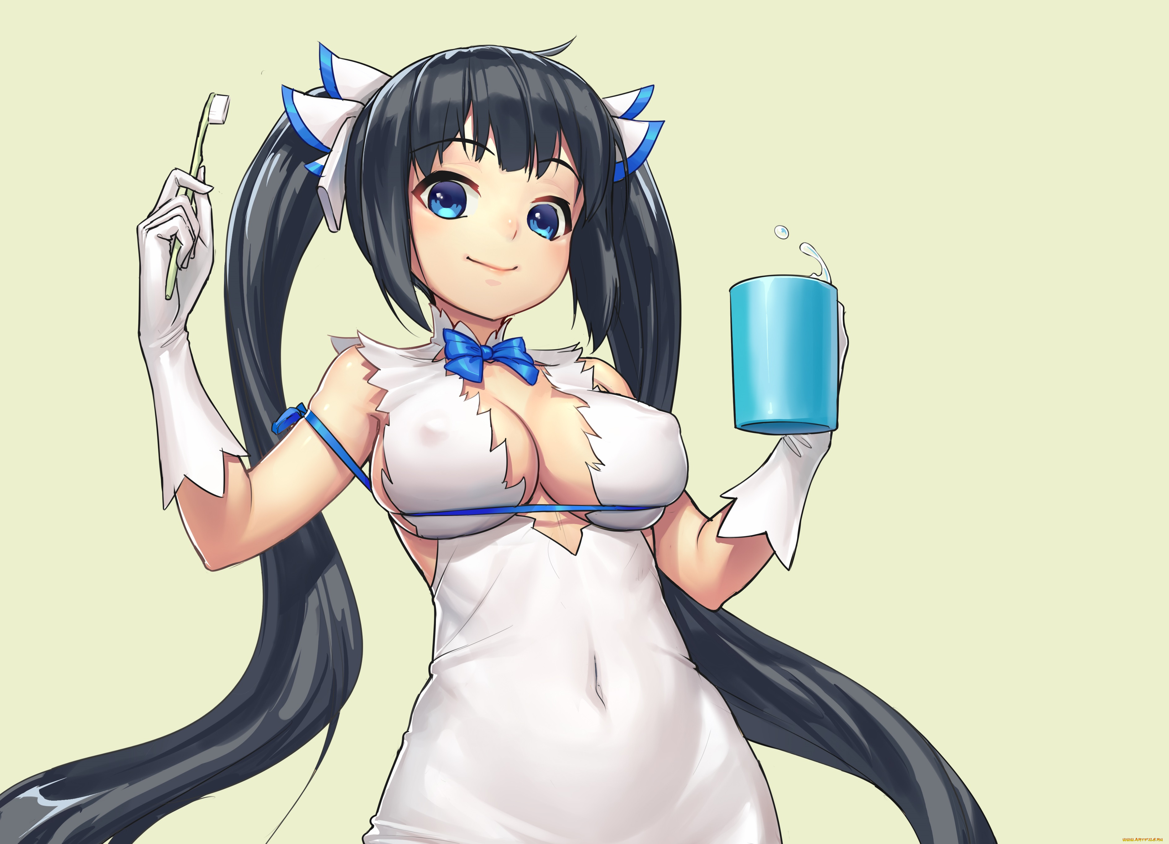 аниме, danmachi, гестия